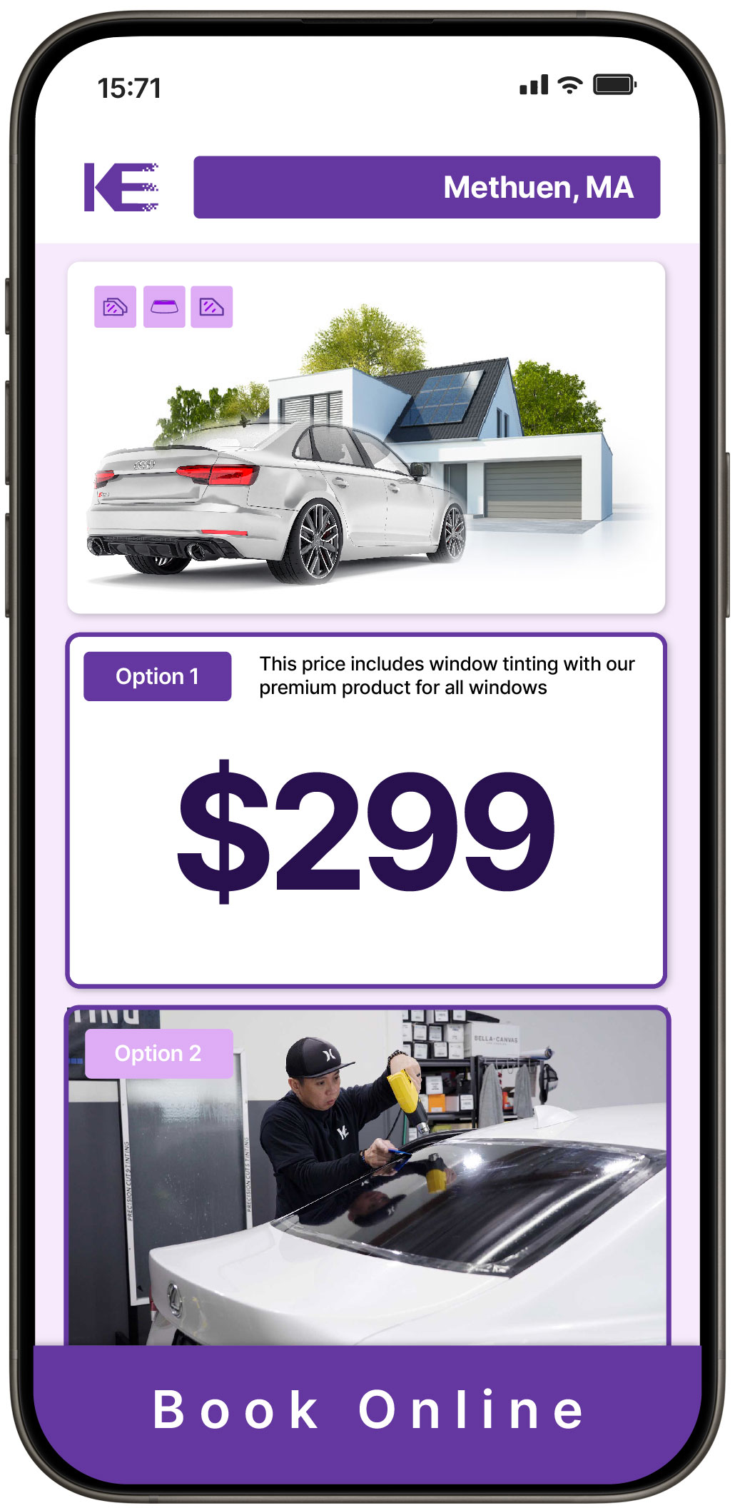 View Affordable Tesla Window Tinting Prices in Westport, Massachusetts