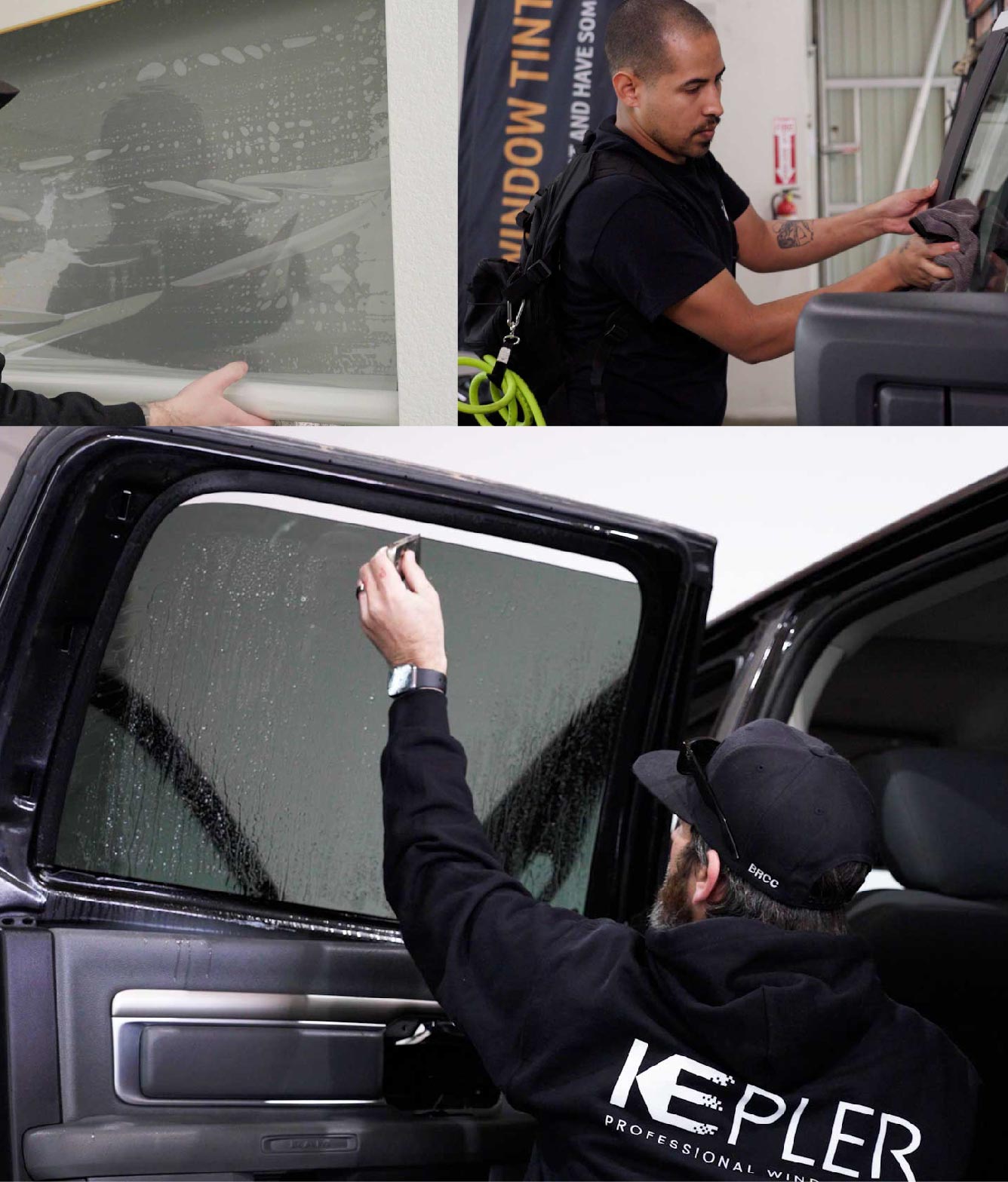 Kepler Window Tinting Specialists at Work in Peabody, Massachusetts