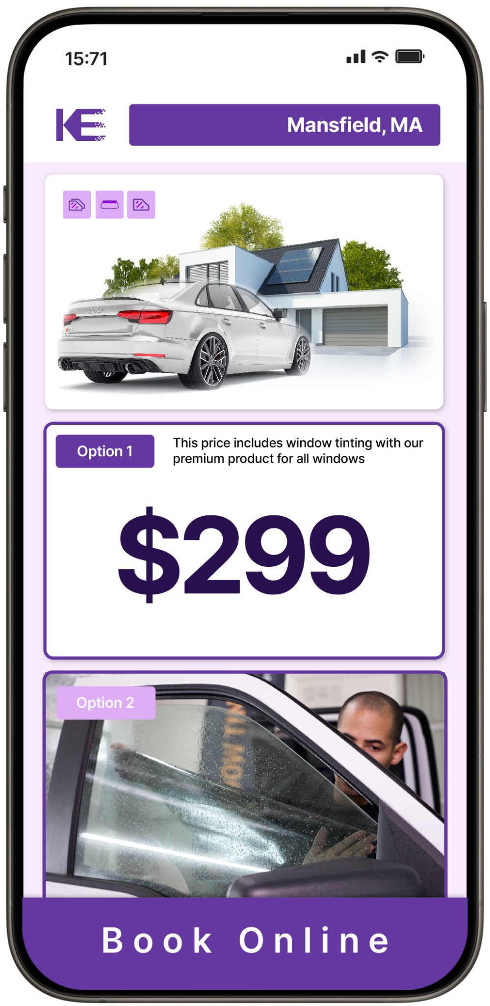 View Competitive Window Tinting Prices in Mansfield, Massachusetts