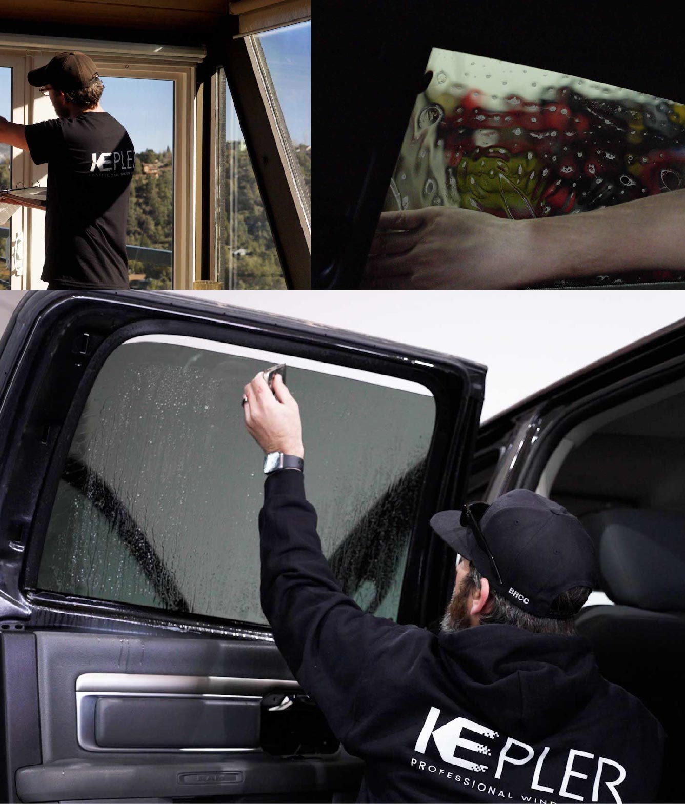 Kepler Window Tinting Specialists at Work in Quincy, Massachusetts