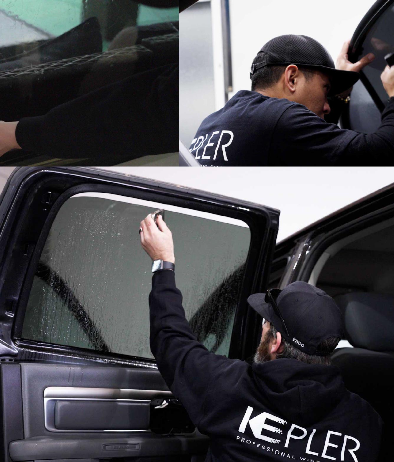 Kepler Window Tinting Specialists at Work in Braintree, Massachusetts