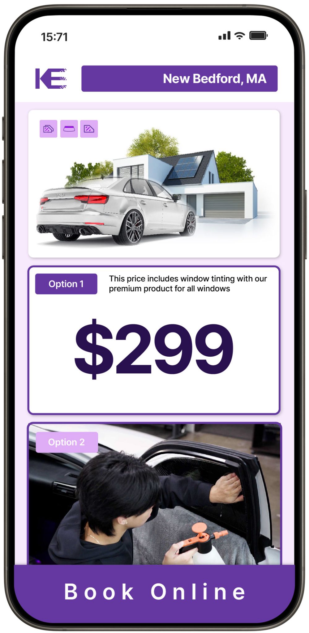 View Competitive Window Tinting Prices in New Bedford, Massachusetts