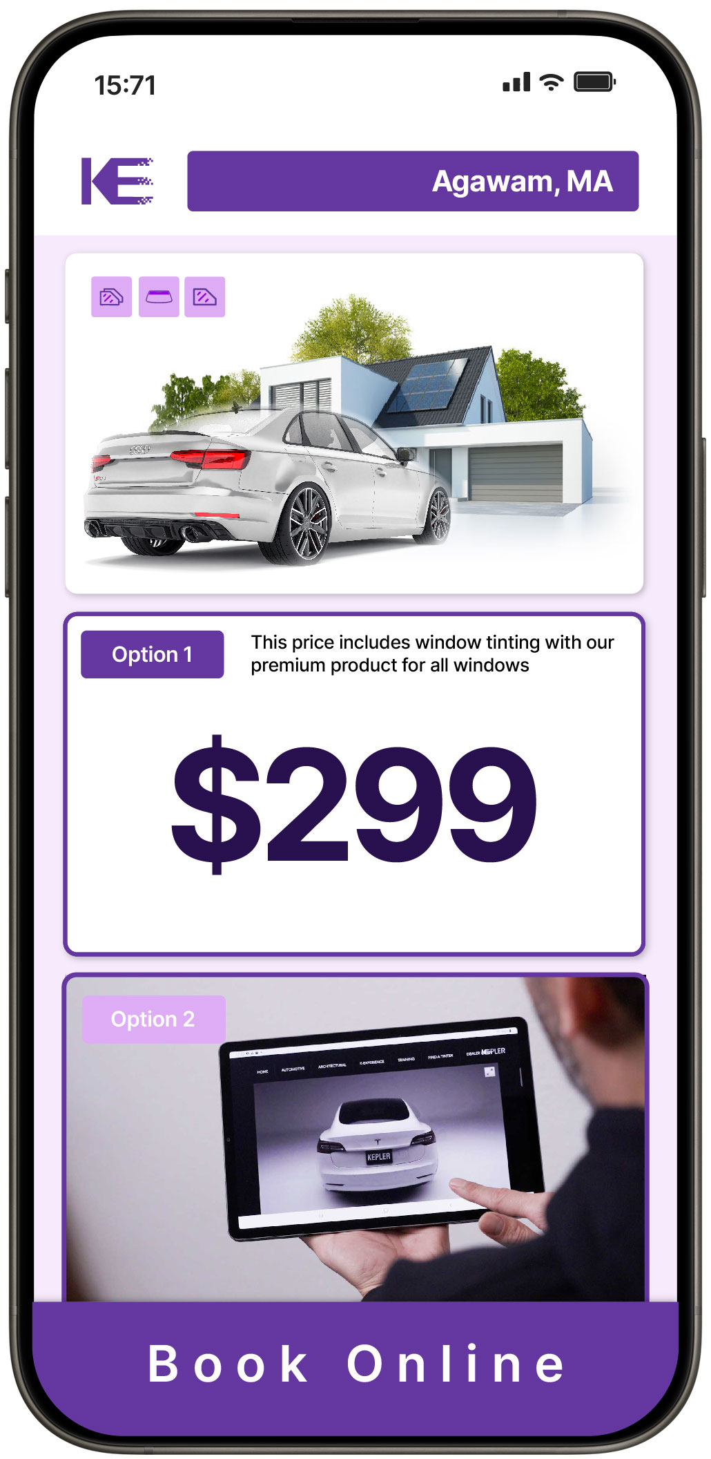 View Competitive Window Tinting Prices in Agawam, Massachusetts