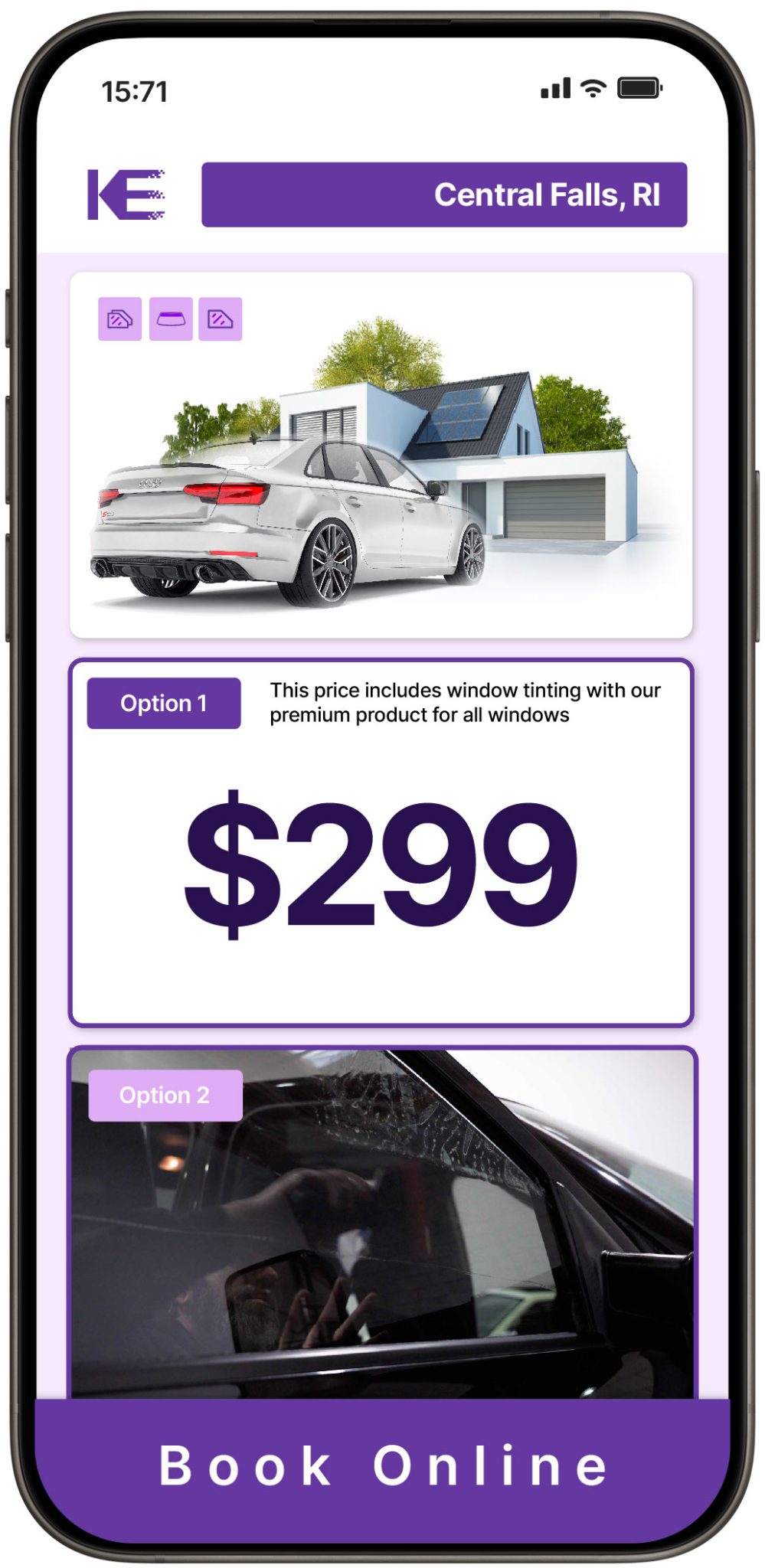 View Competitive Window Tinting Prices in Central Falls, Rhode Island