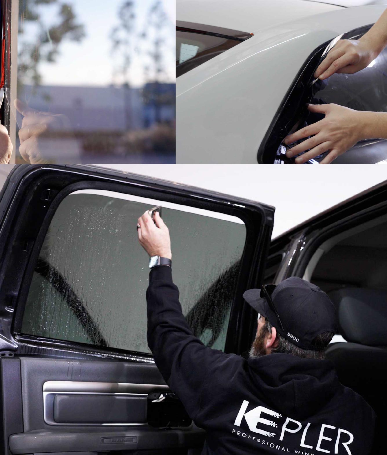 Kepler Window Tinting Specialists at Work in Merrimack, New Hampshire