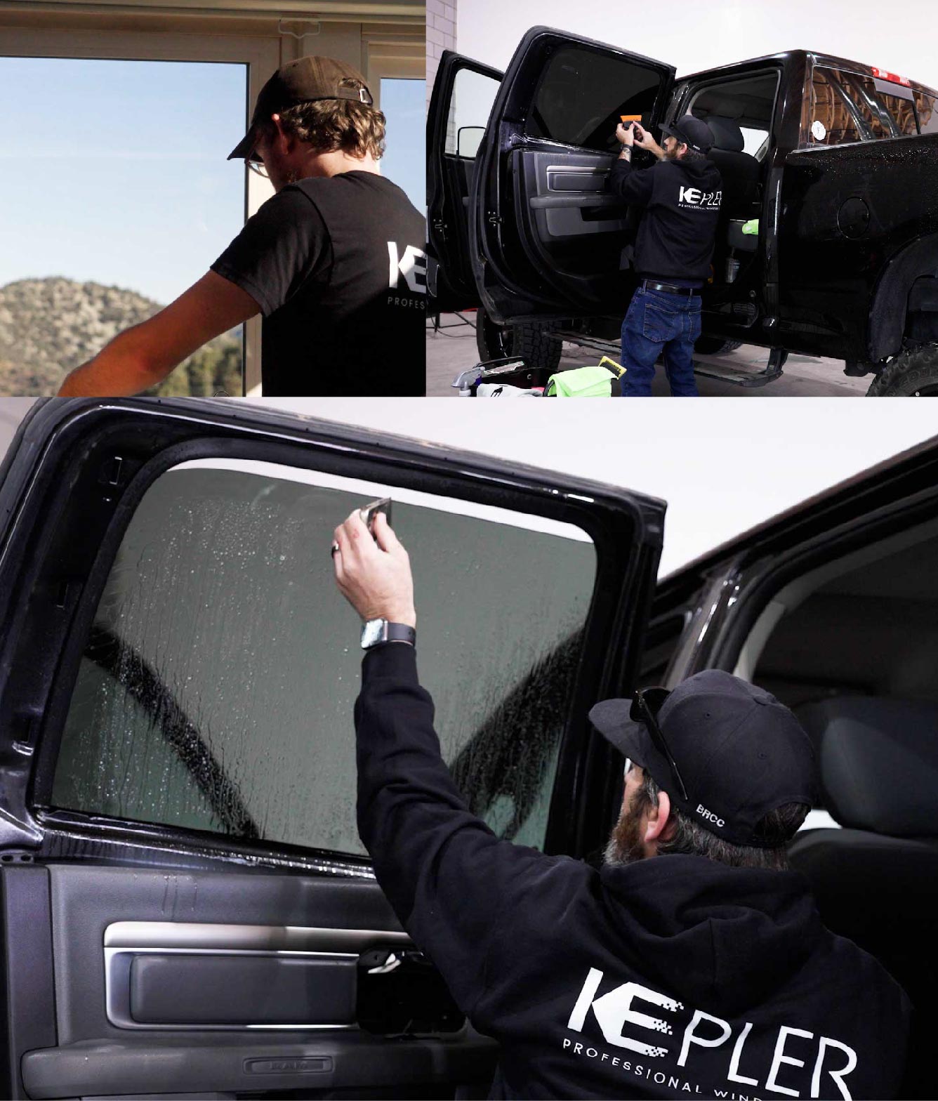 Kepler Window Tinting Specialists at Work in Biddeford, Maine
