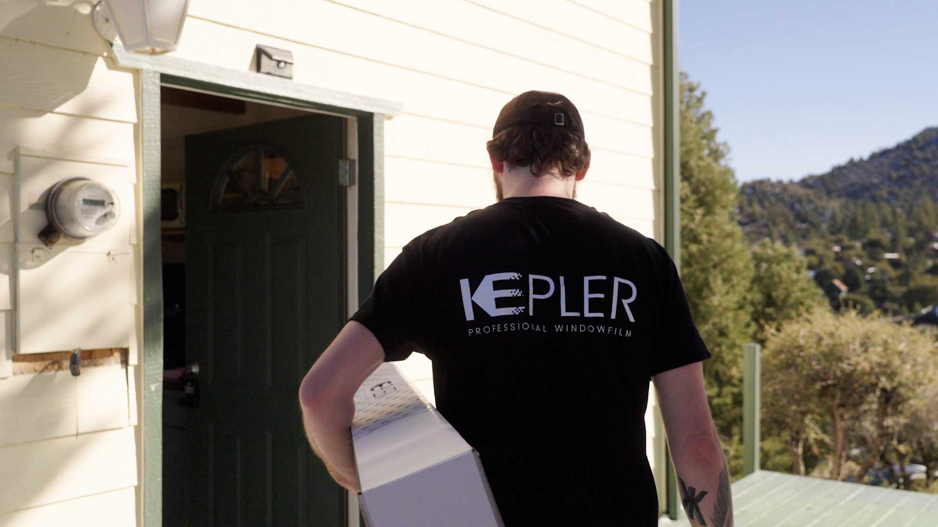 Professional Residential Glass Film Branding in Biddeford