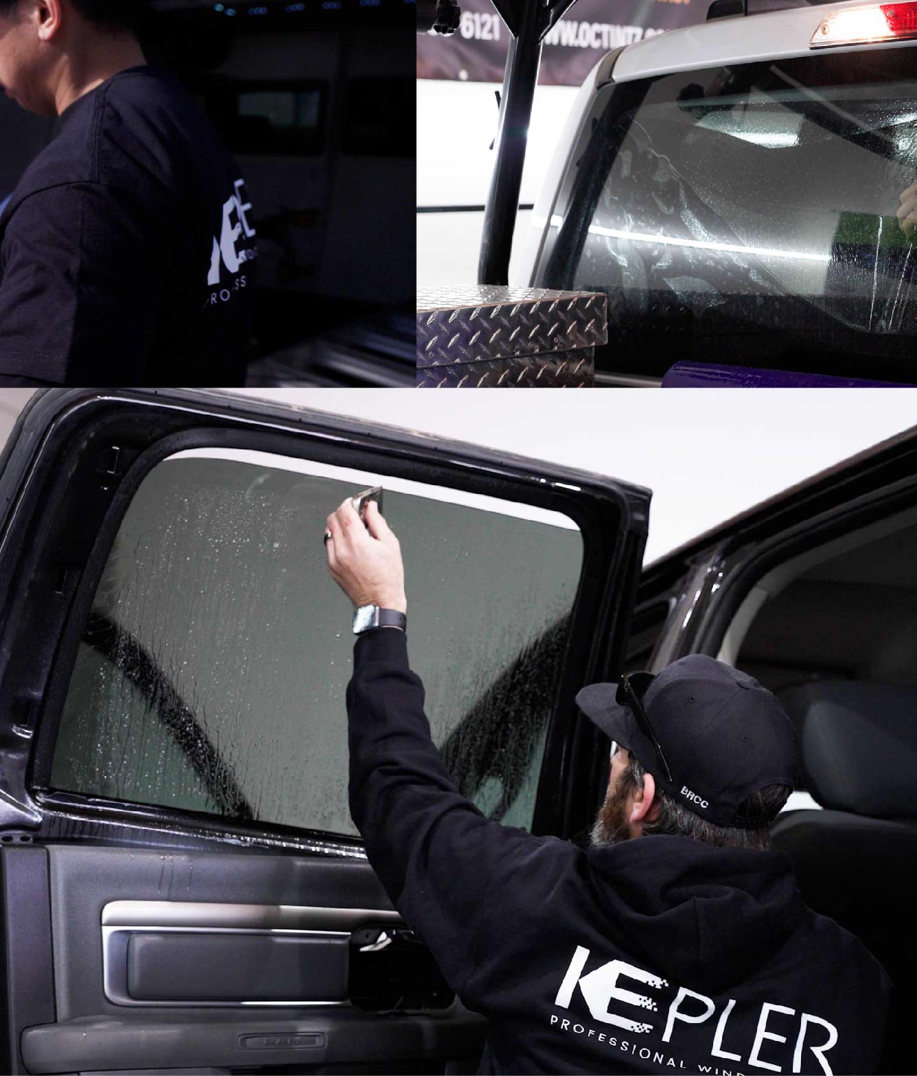 Kepler Window Tinting Specialists at Work in Brunswick, Maine