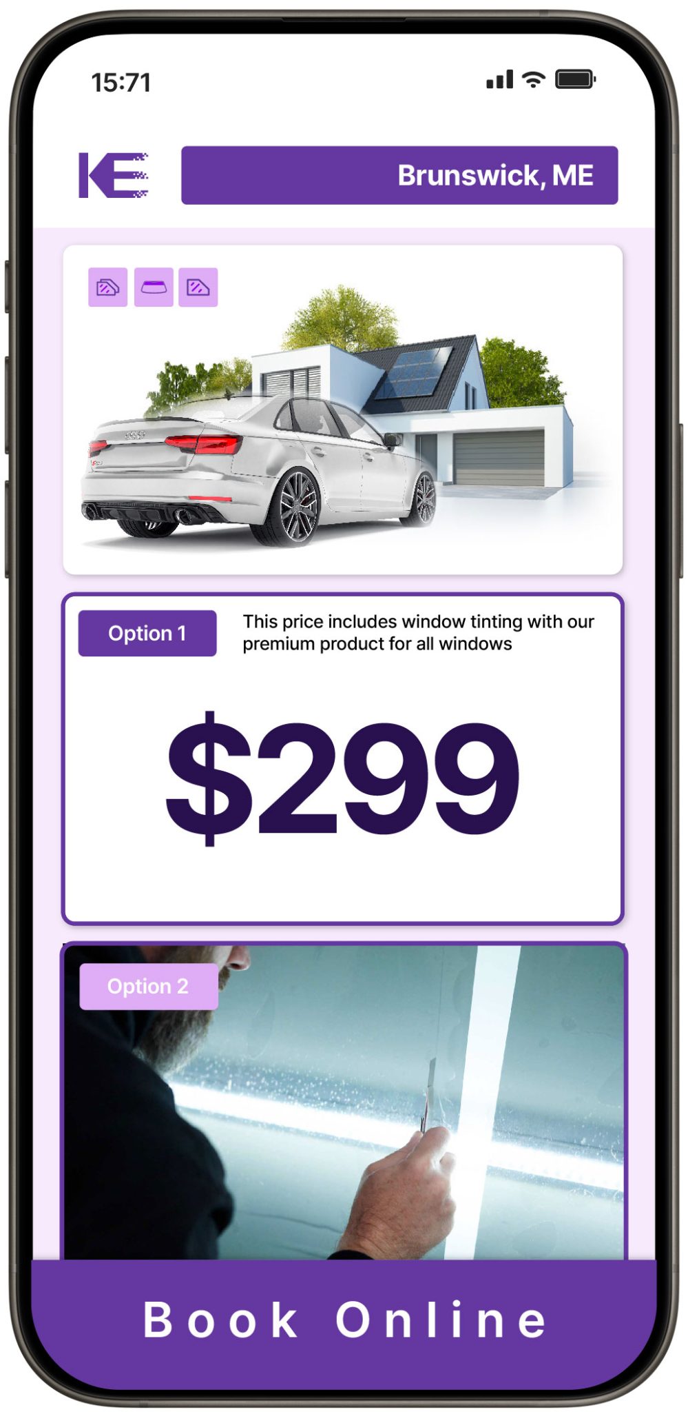 View Competitive Window Tinting Prices in Brunswick, Maine
