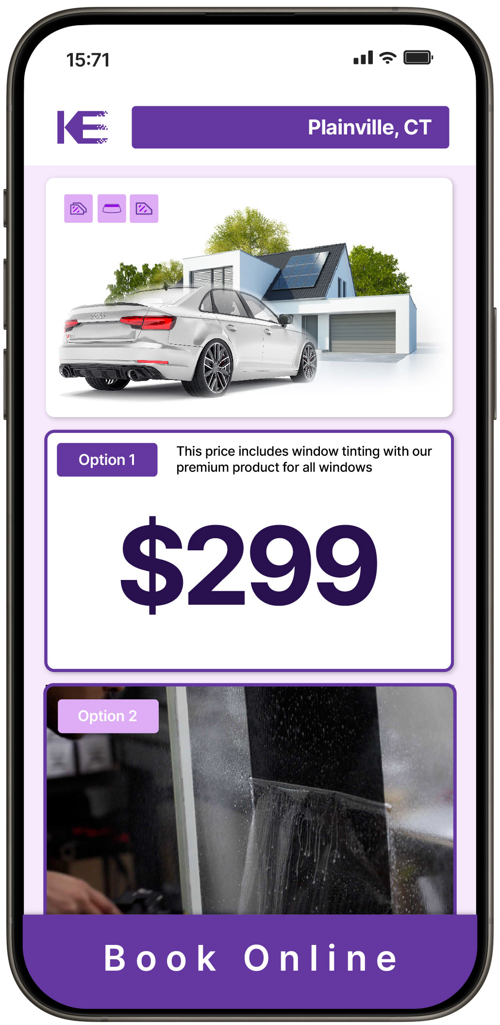View Reasonable Tesla Window Tinting Prices in West Suffield, Connecticut