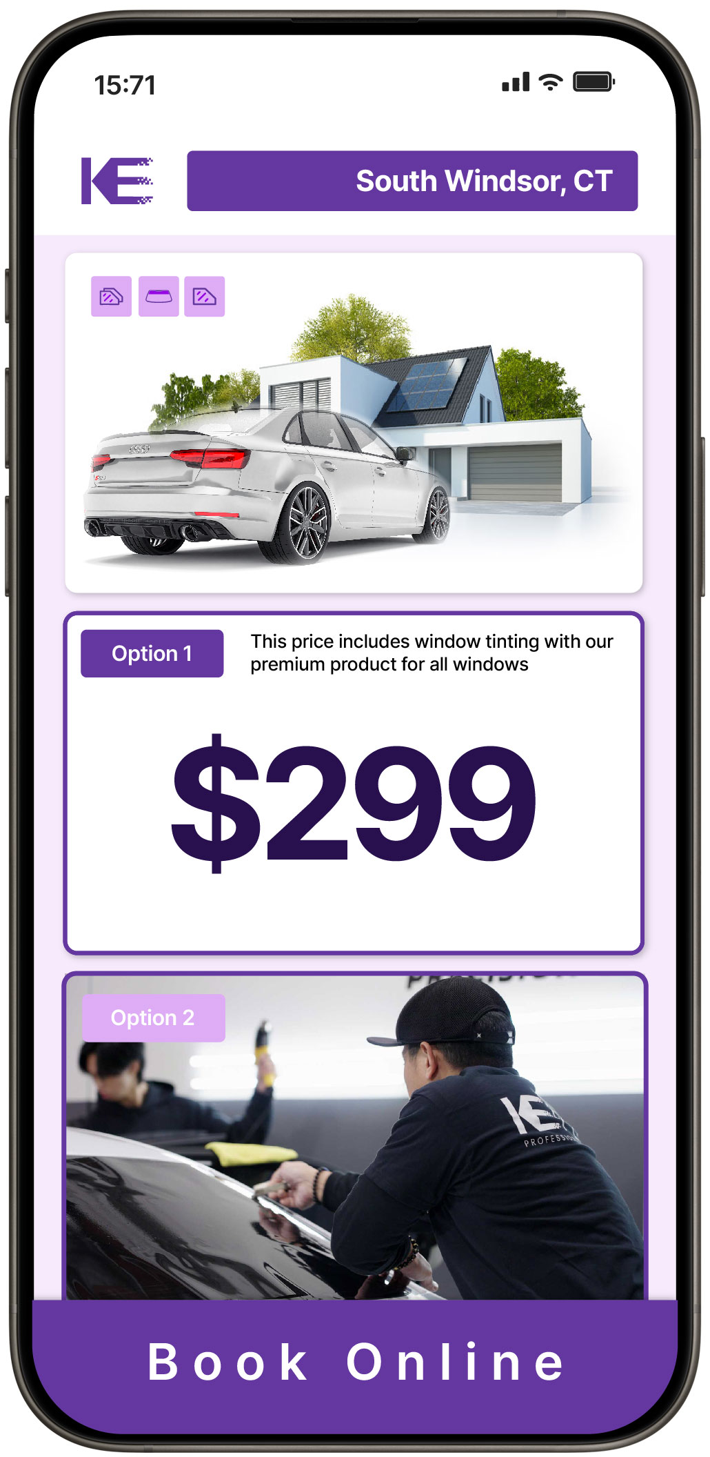 View Affordable Tesla Window Tinting Prices in Mansfield Depot, Connecticut
