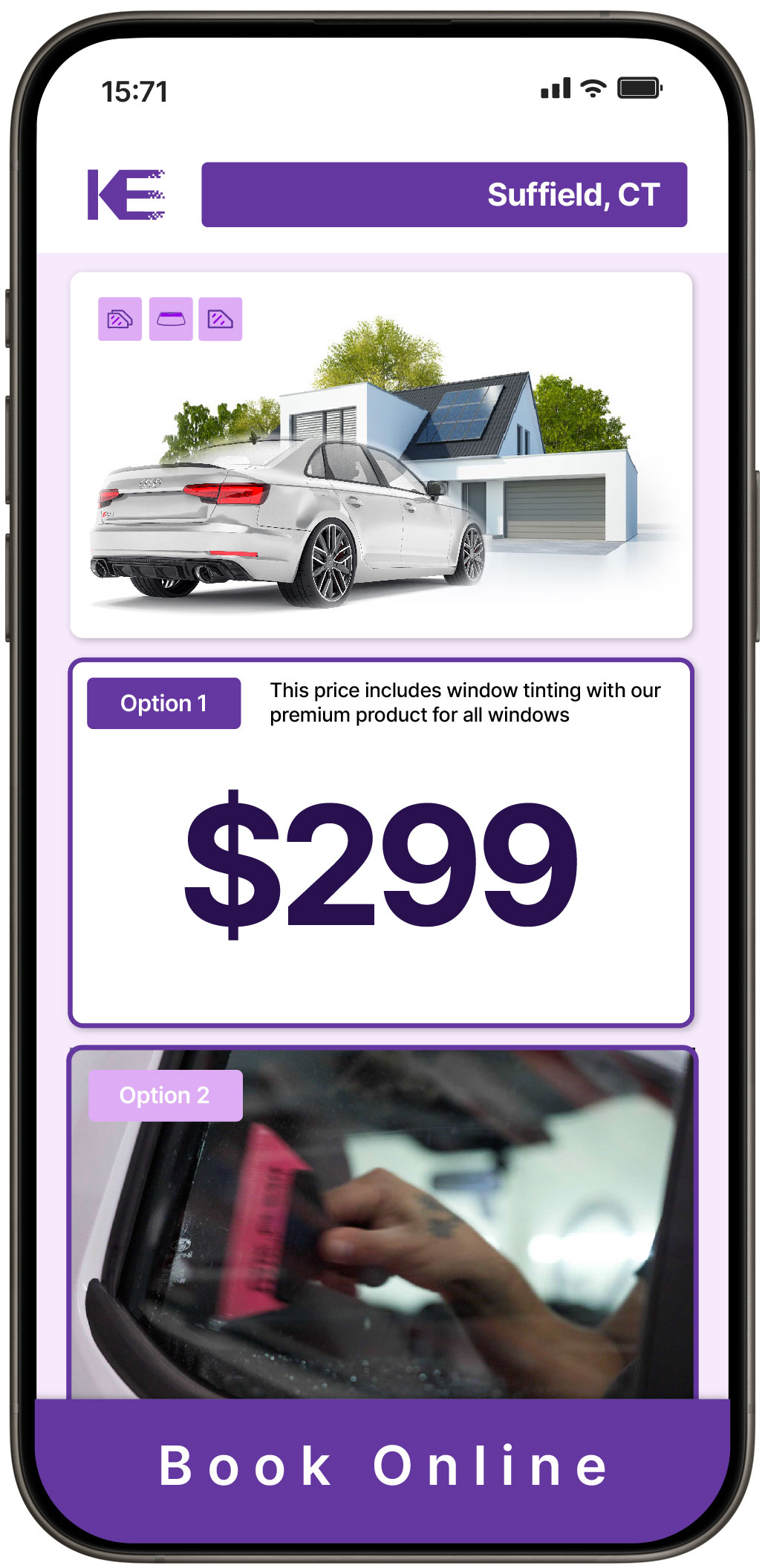 View Reasonable Tesla Window Tinting Rates in North Windham, Connecticut