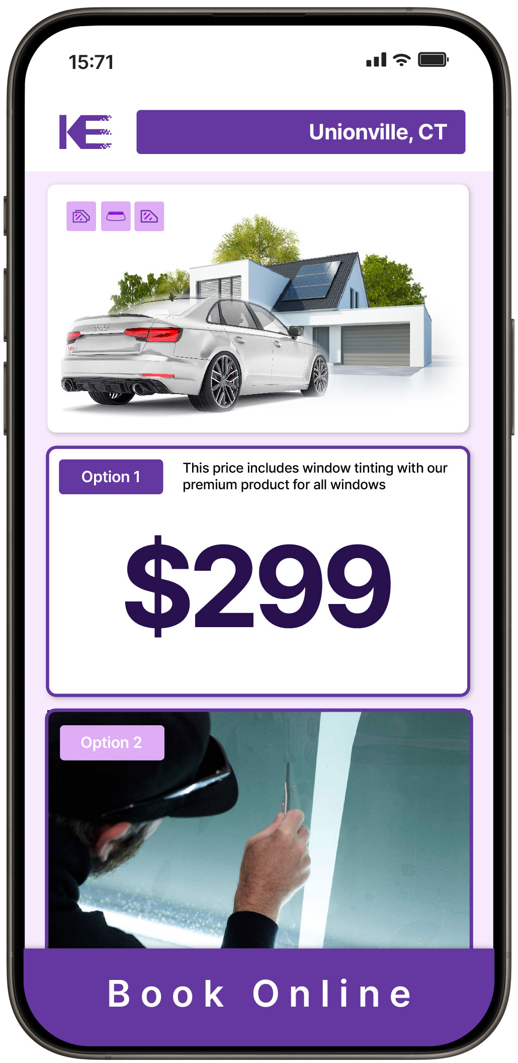 View Affordable Tesla Window Tinting Rates in Madison, Connecticut