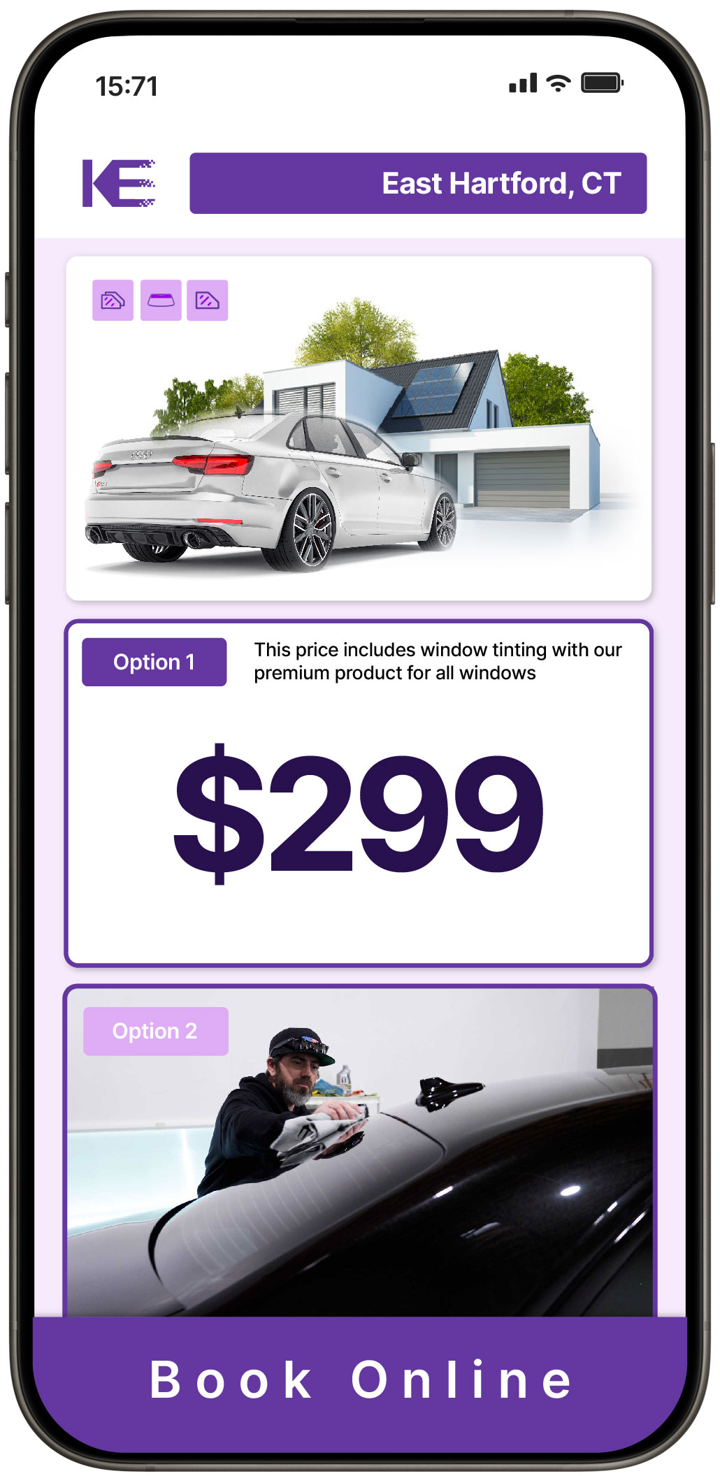 View Affordable Tesla Window Tinting Prices in North Haven, Connecticut