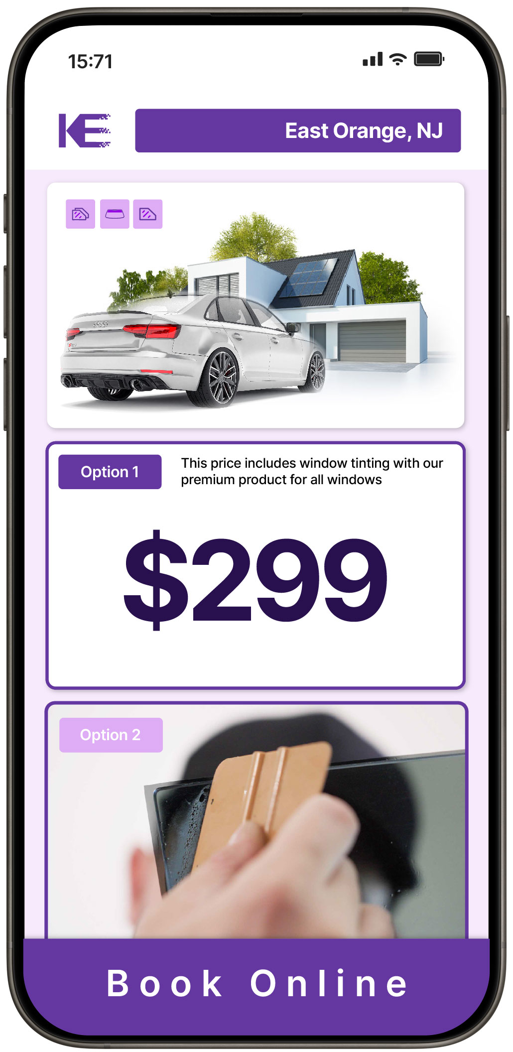 View Affordable Tesla Window Tinting Rates in Millburn, New Jersey