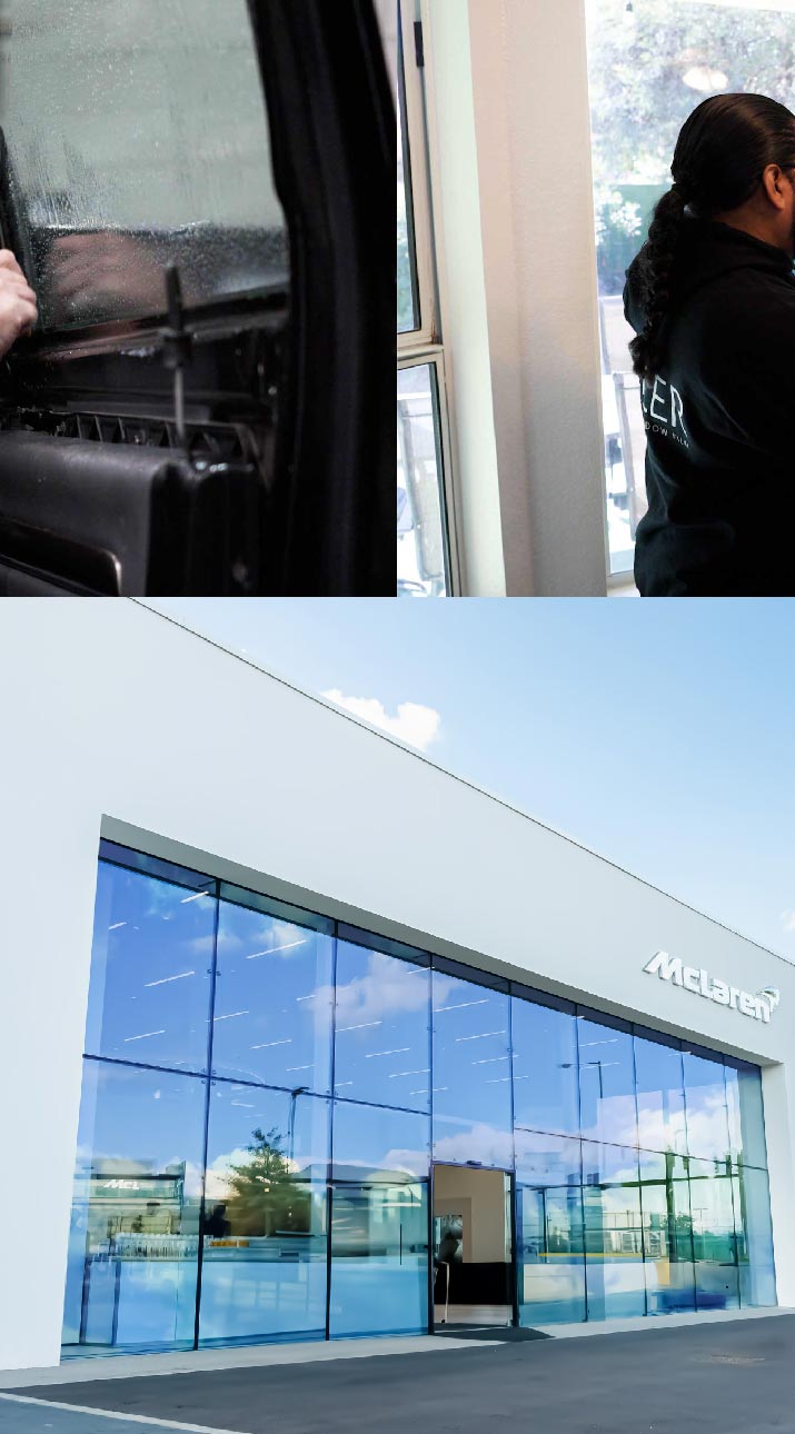 Kepler Automotive Shop Front Tinted with Window Film in North Arlington, New Jersey