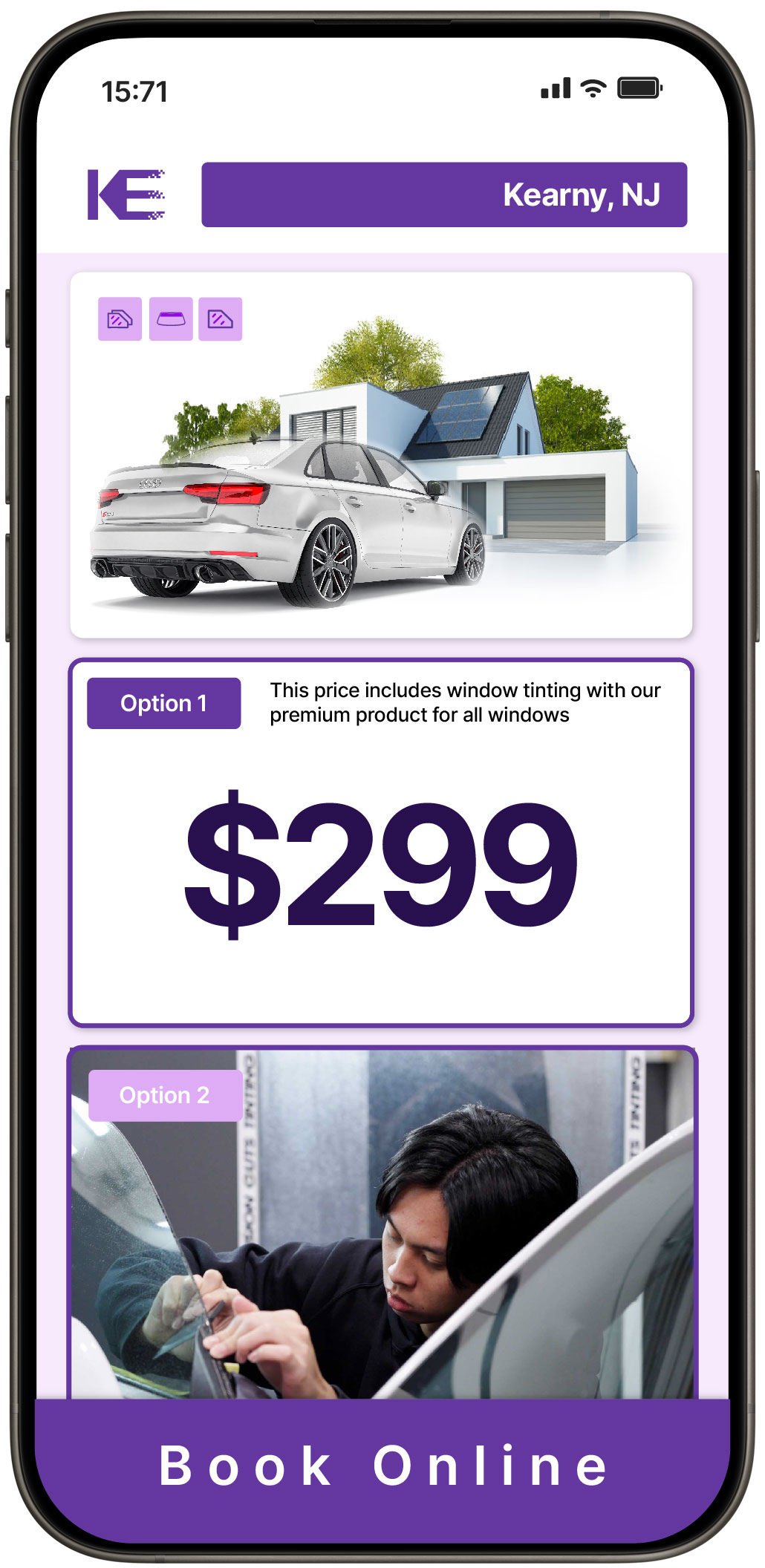 View Reasonable Tesla Window Tinting Rates in Rutherford, New Jersey
