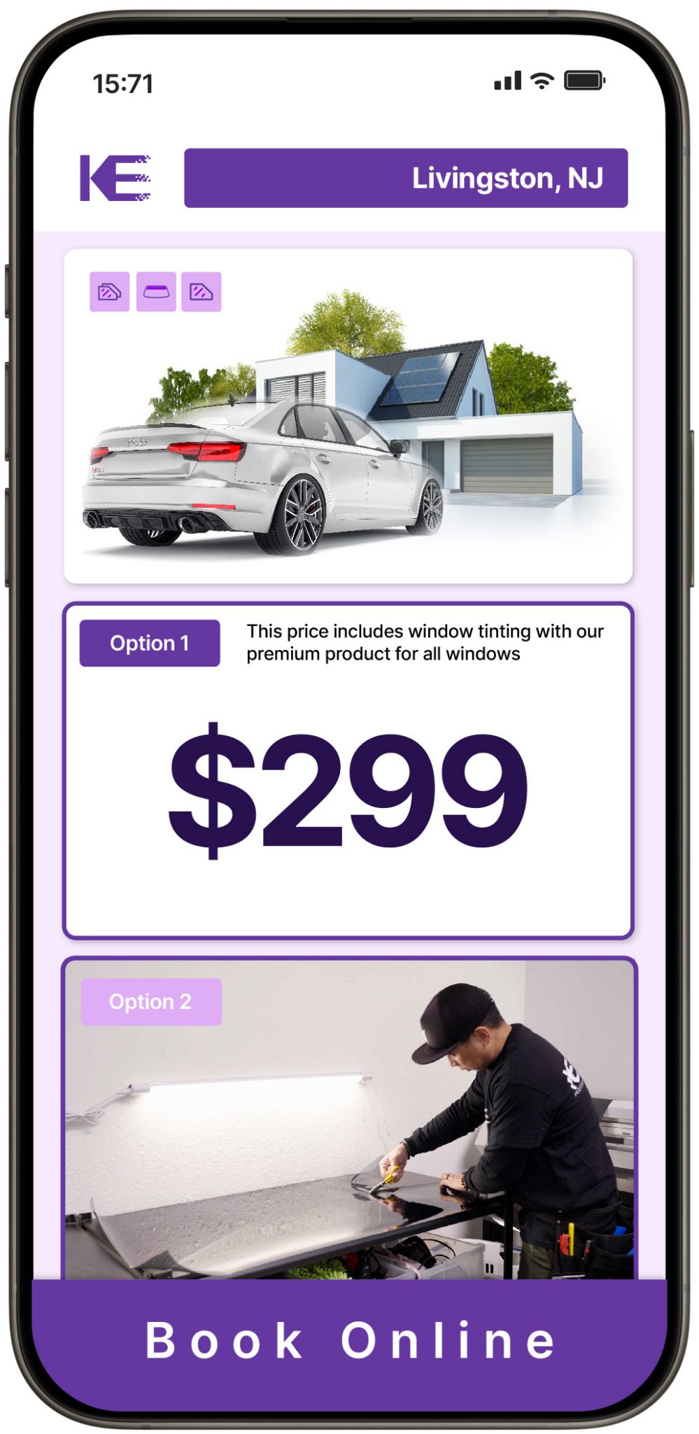 View Competitive Window Tinting Prices in Livingston, New Jersey