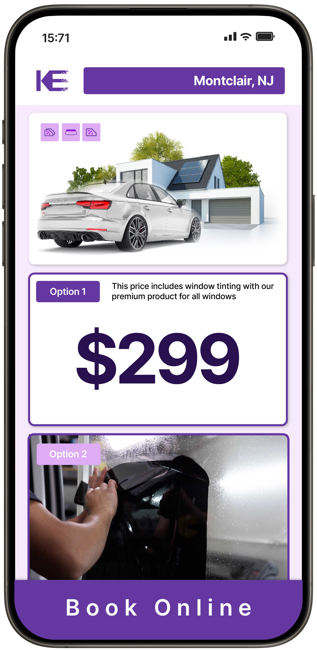 View Reasonable Tesla Window Tinting Rates in Nutley, New Jersey