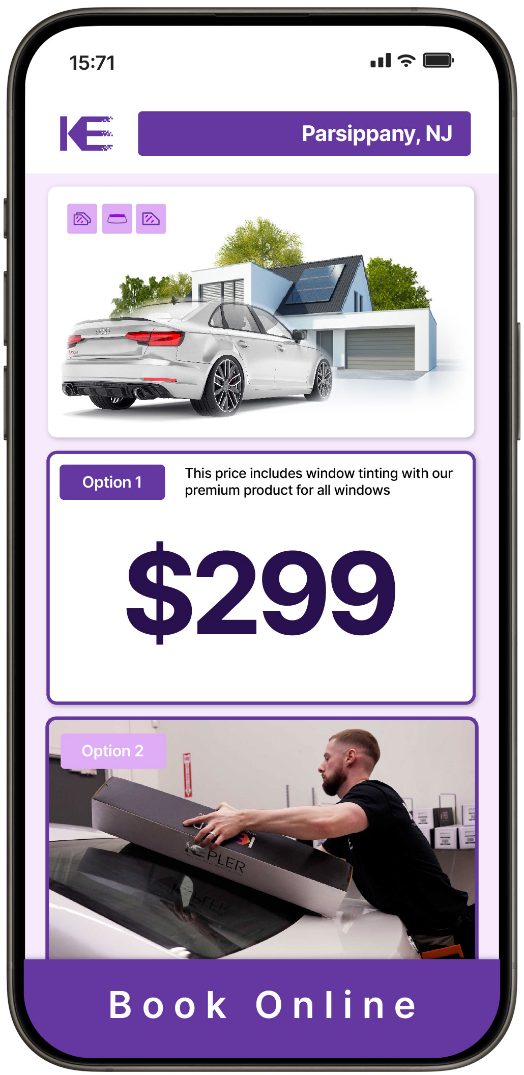 View Competitive Tesla Window Tinting Rates in Vernon, New Jersey
