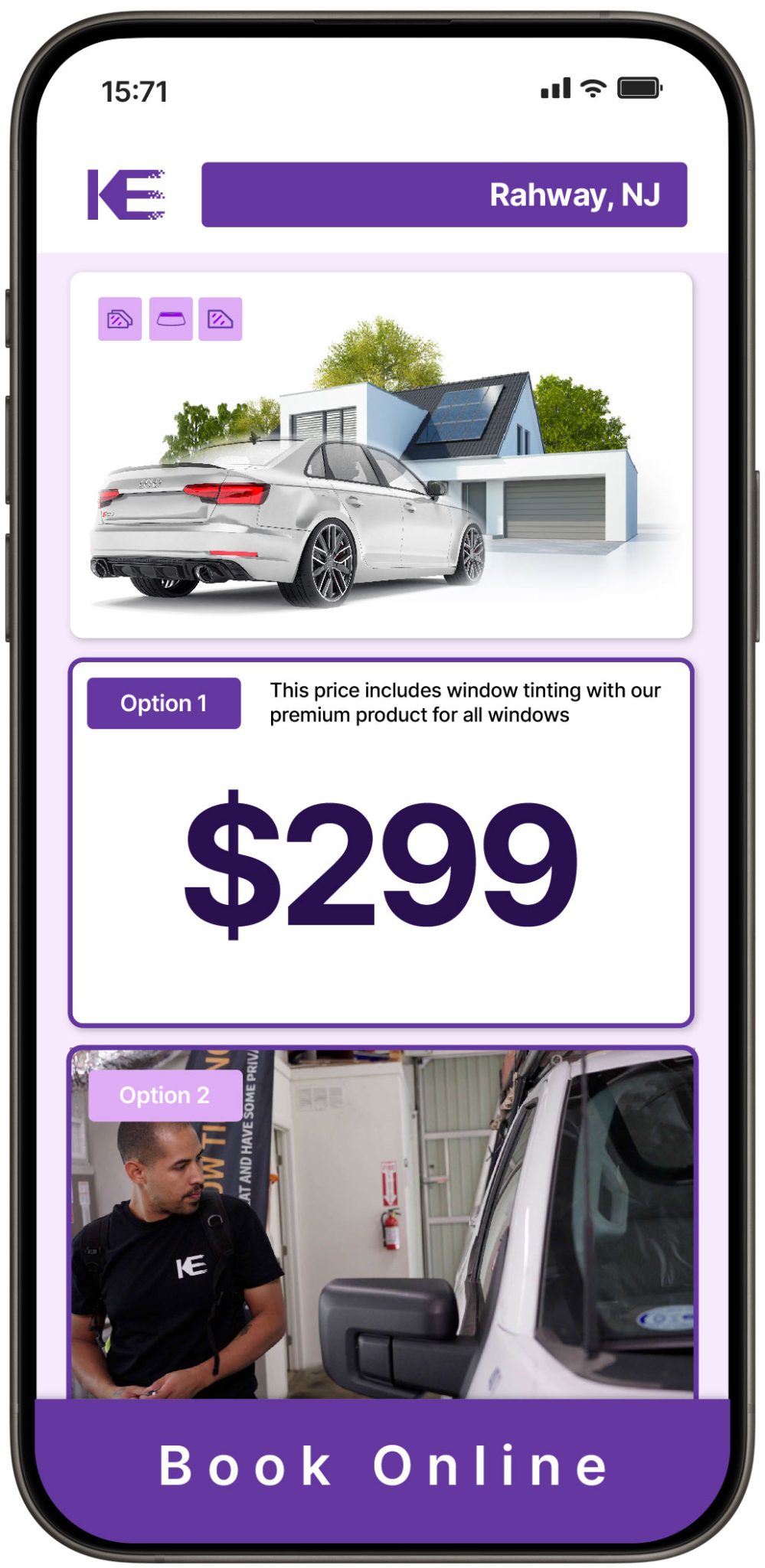 View Competitive Window Tinting Prices in Rahway, New Jersey