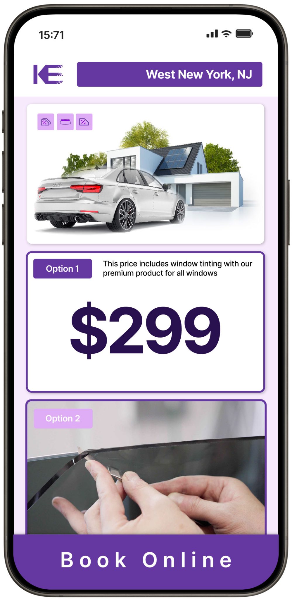 View Competitive Window Tinting Prices in West New York, New Jersey