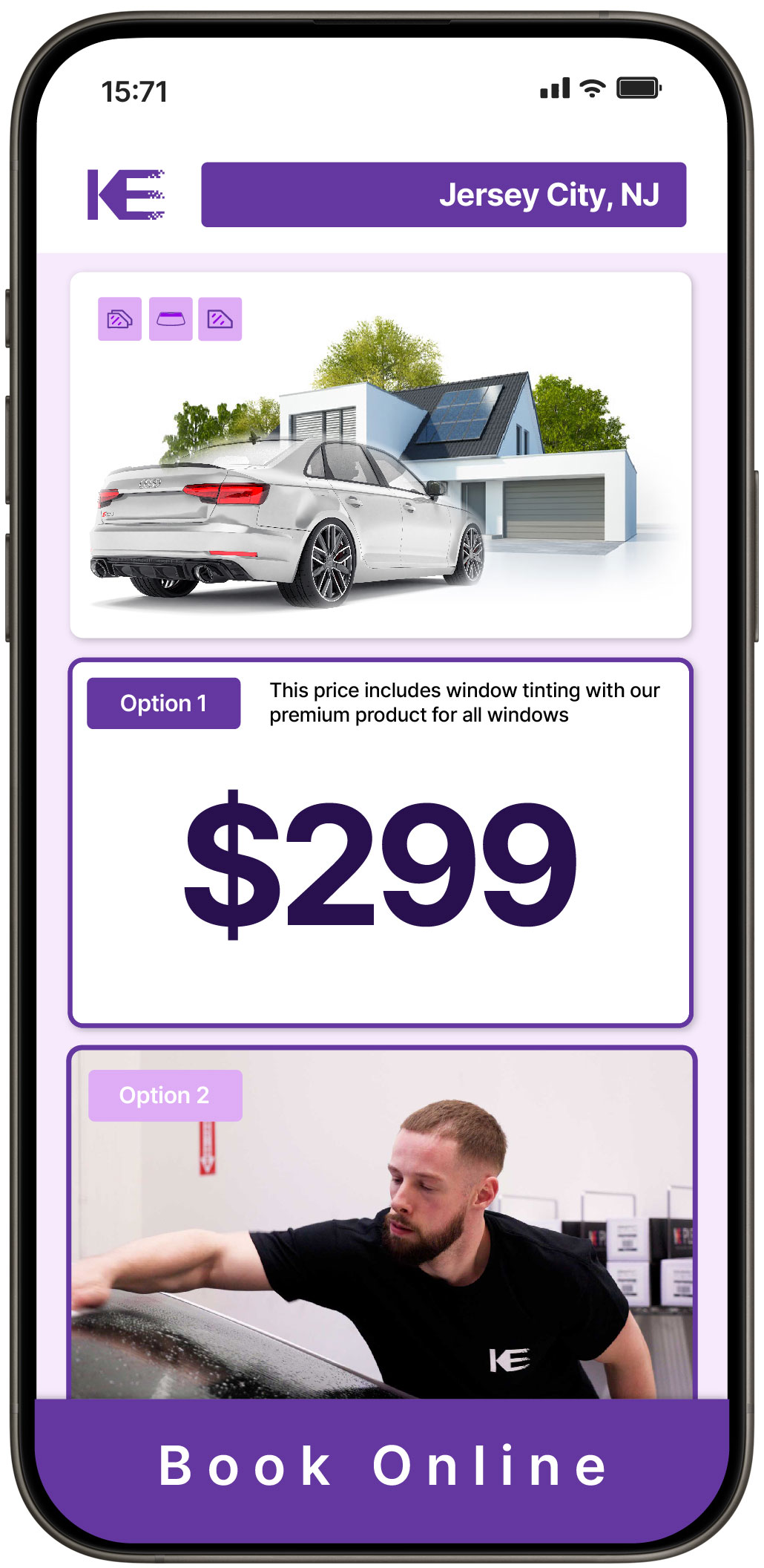 View Reasonable Tesla Window Tinting Prices in Moorestown, New Jersey