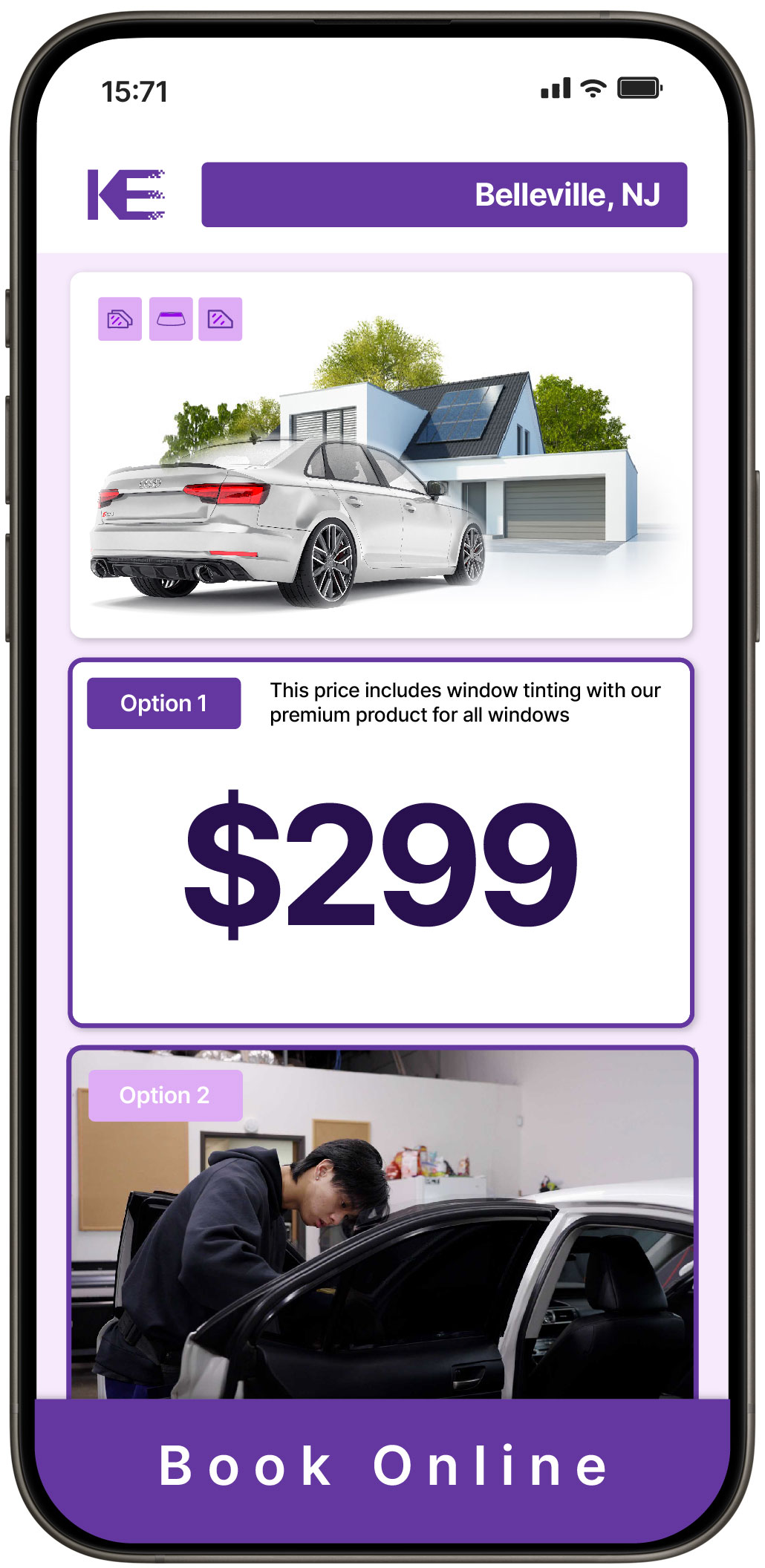 View Reasonable Tesla Window Tinting Rates in Millville, New Jersey