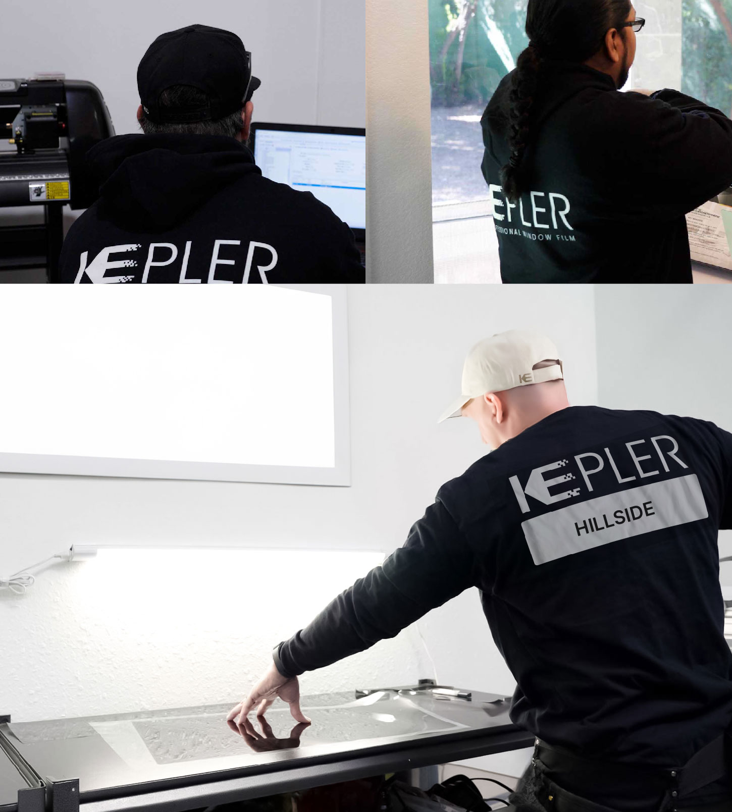Window Tinting Specialist Cutting Film in Hillside, New Jersey