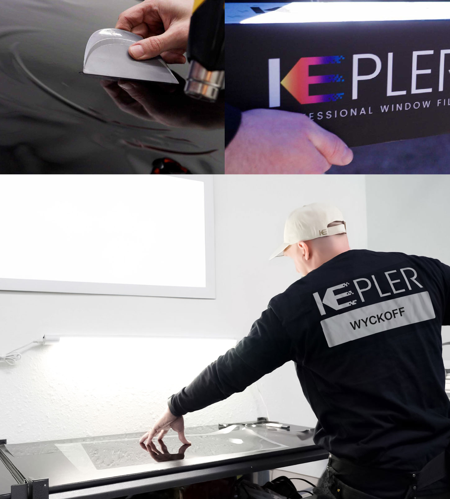 Window Tinting Specialist Cutting Film in Wyckoff, New Jersey