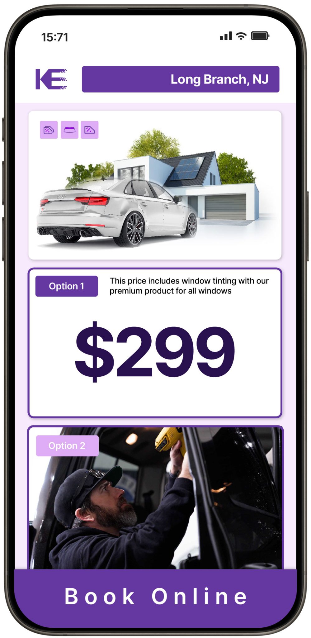 View Competitive Window Tinting Prices in Long Branch, New Jersey