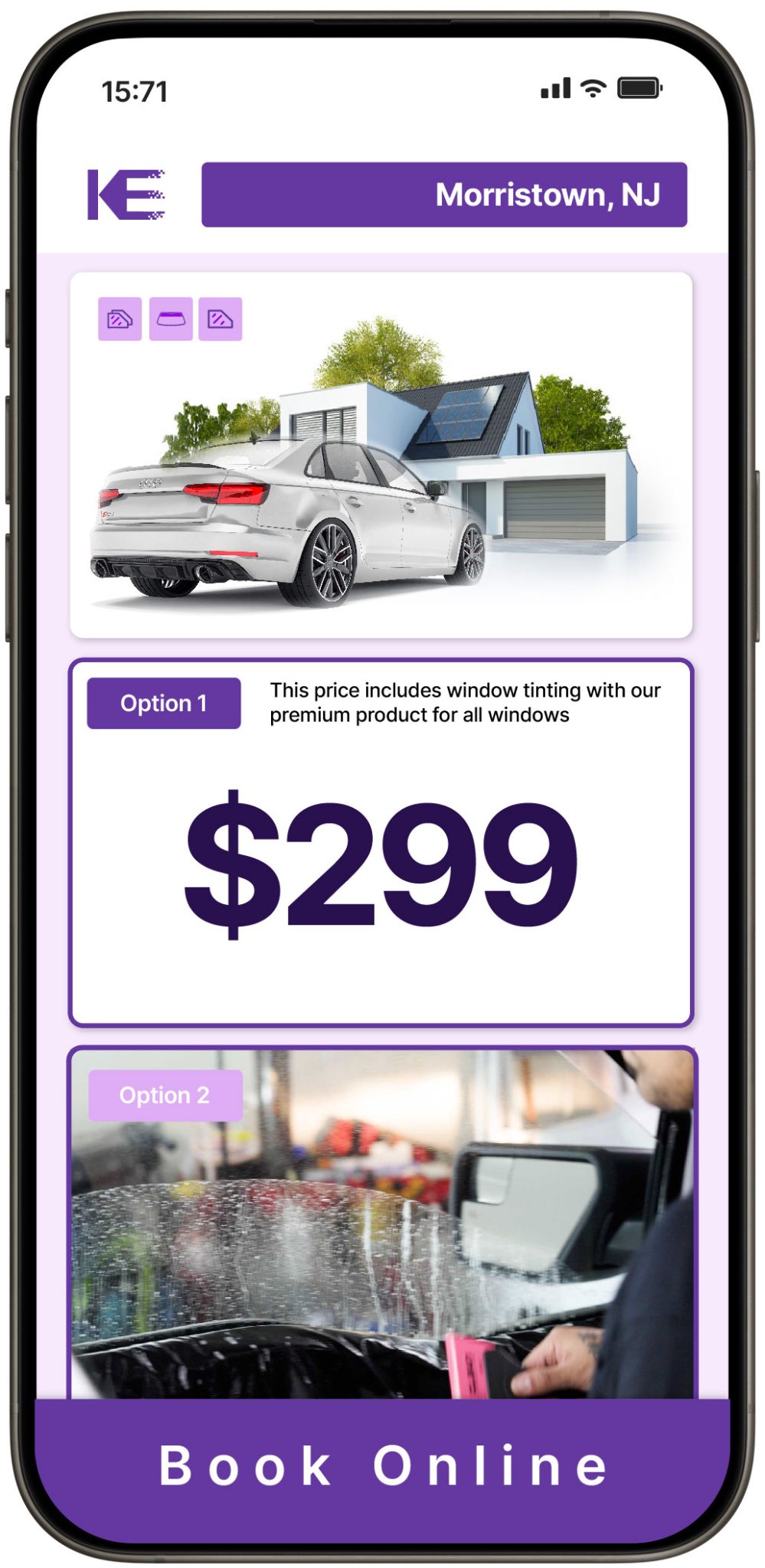 View Competitive Window Tinting Prices in Morristown, New Jersey