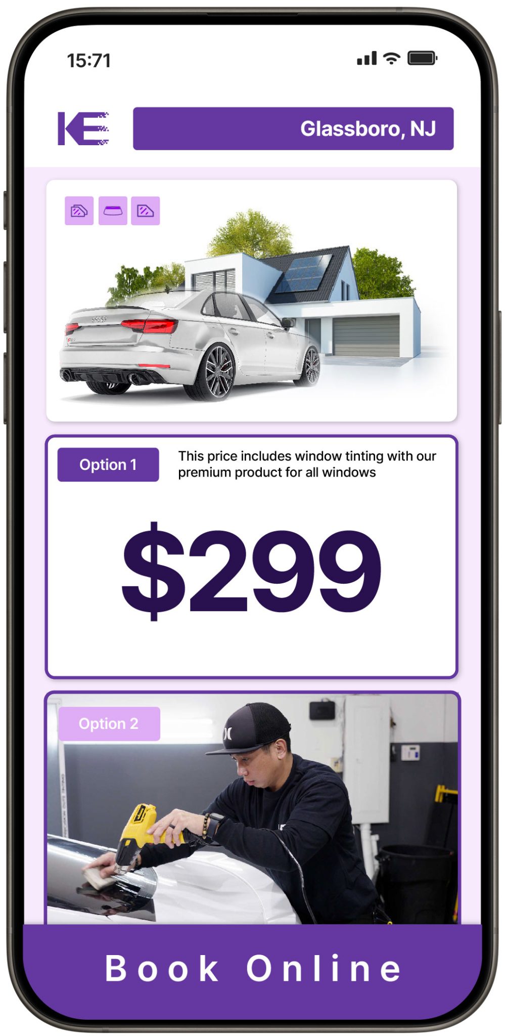 View Competitive Window Tinting Prices in Glassboro, New Jersey