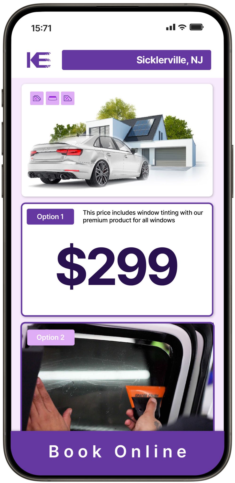 View Competitive Window Tinting Prices in Sicklerville, New Jersey