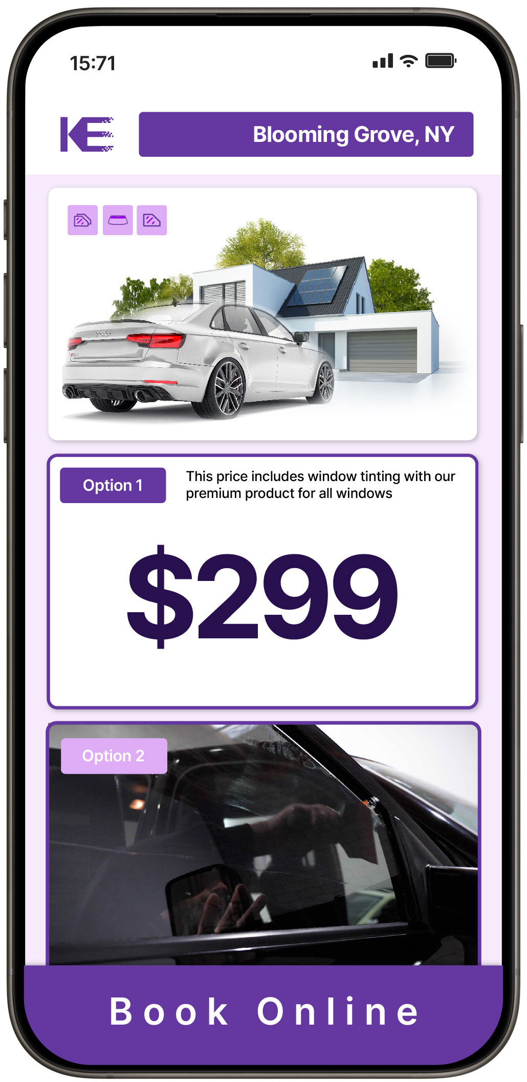 View Competitive Tesla Window Tinting Rates in Bay Shore, New York