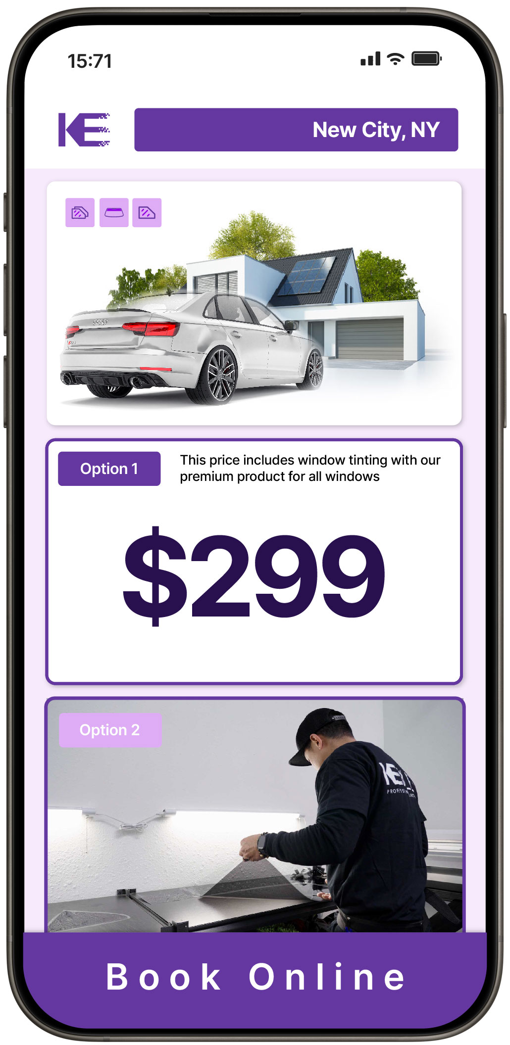 View Reasonable Tesla Window Tinting Prices in Massapequa Park, New York