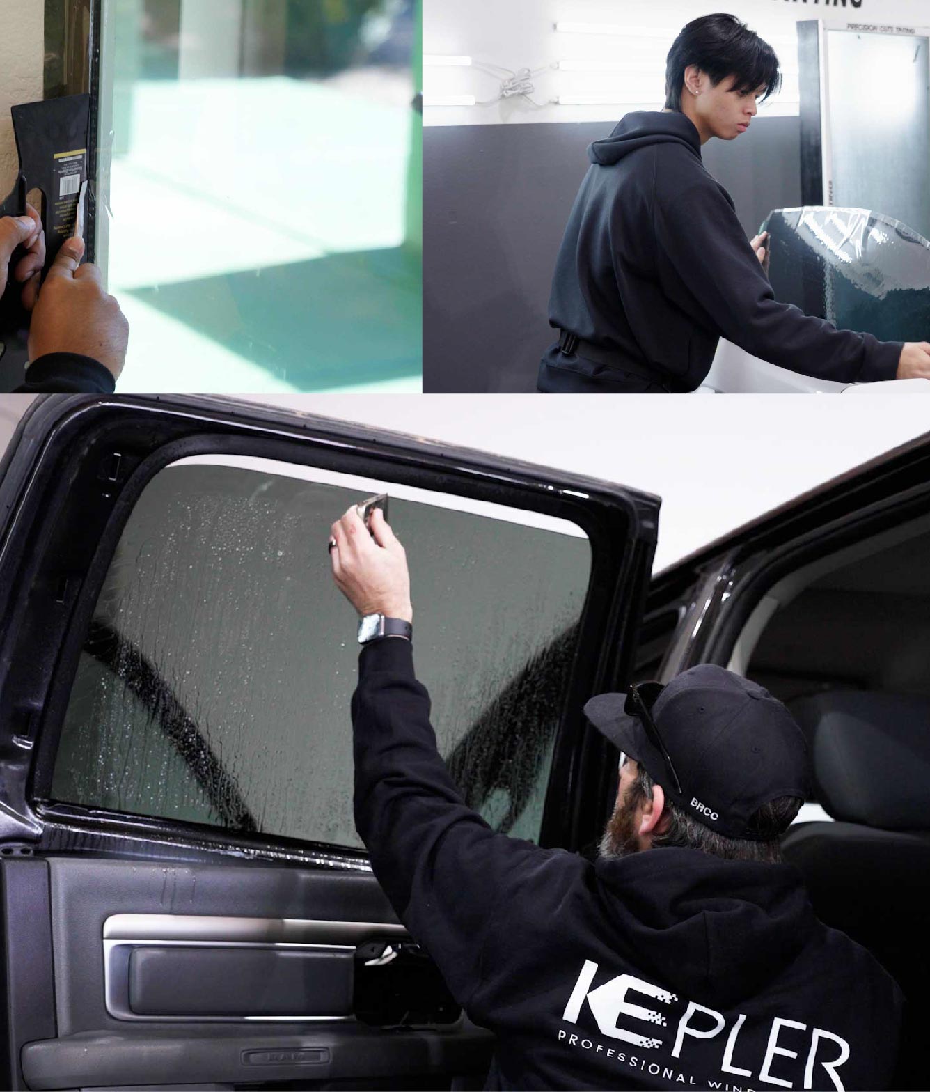Kepler Window Tinting Specialists at Work in College Point, New York