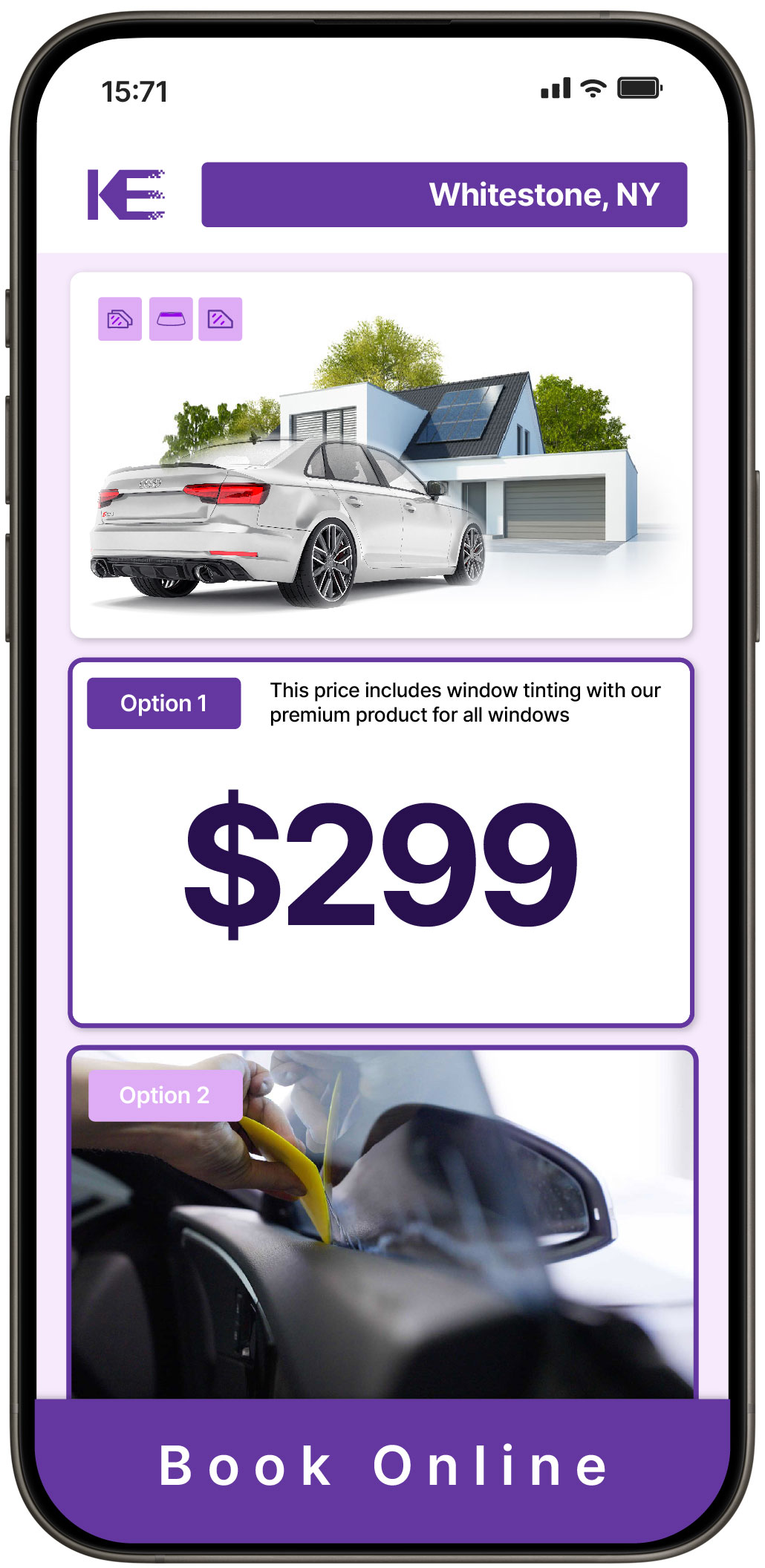 View Reasonable Tesla Window Tinting Rates in Watertown, New York