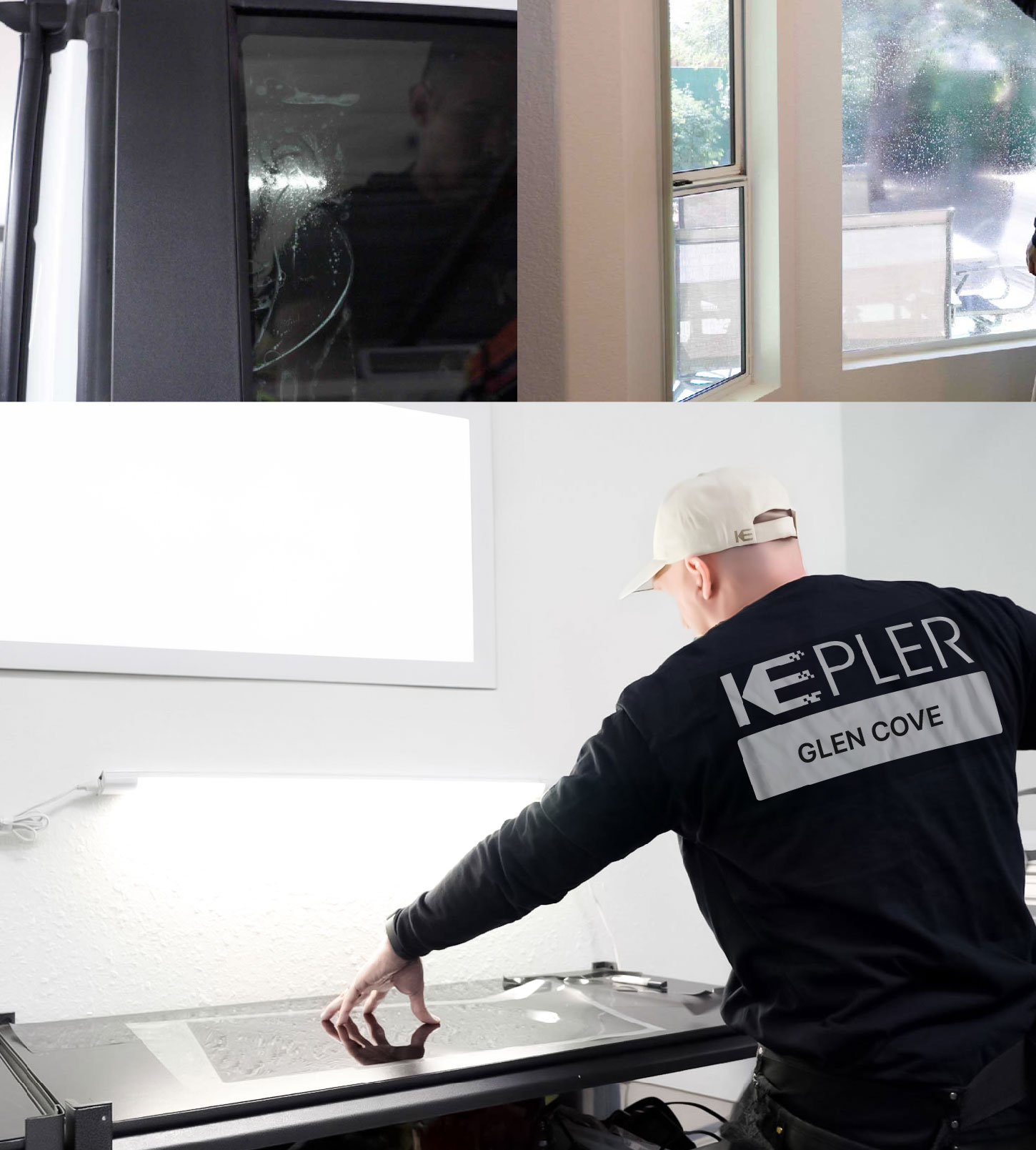 Window Tinting Specialist Cutting Film in Glen Cove, New York
