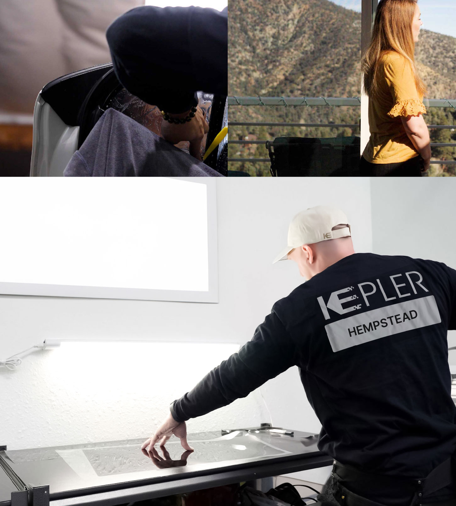 Window Tinting Specialist Cutting Film in Hempstead, New York