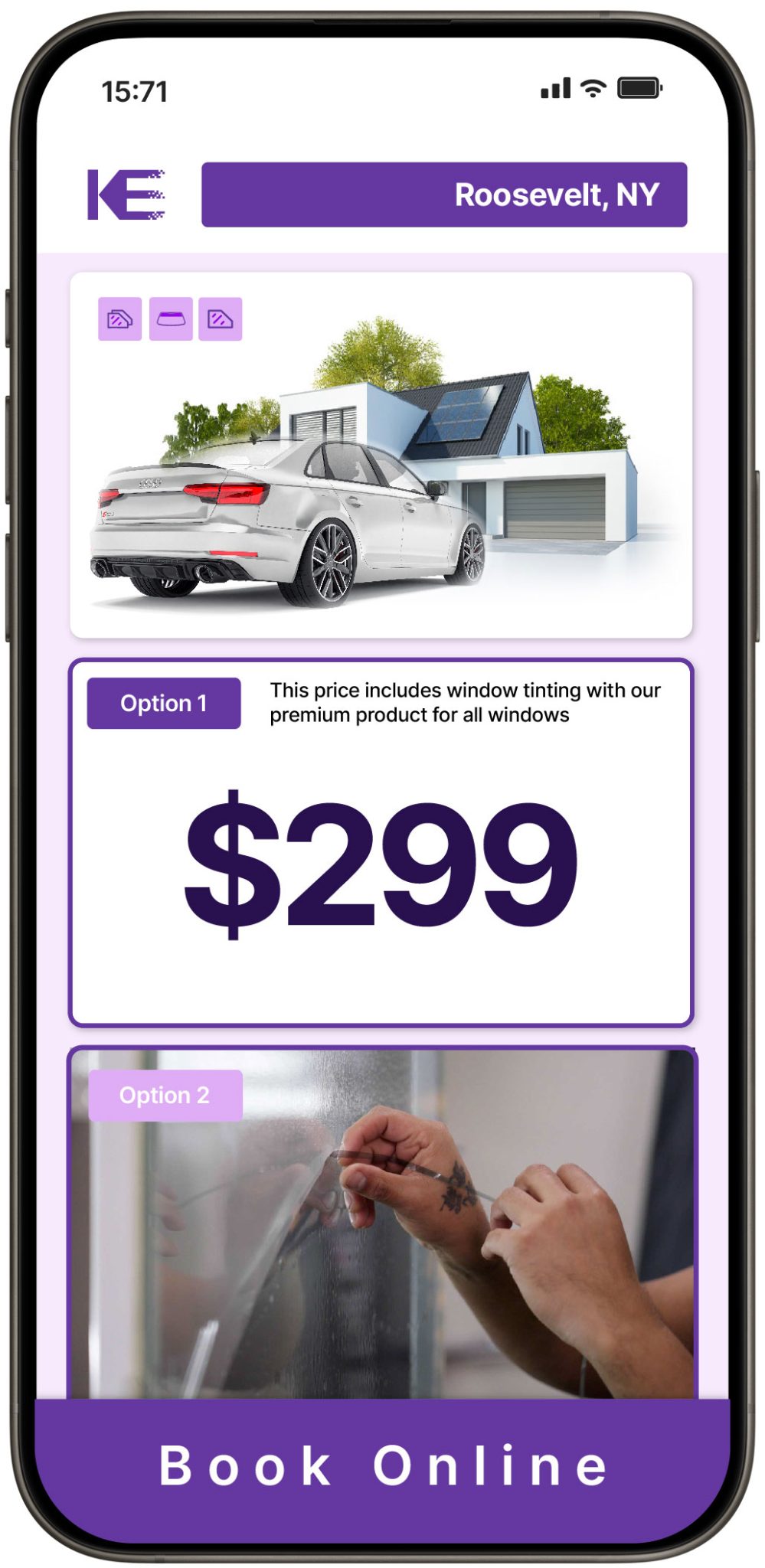 View Competitive Window Tinting Prices in Roosevelt, New York