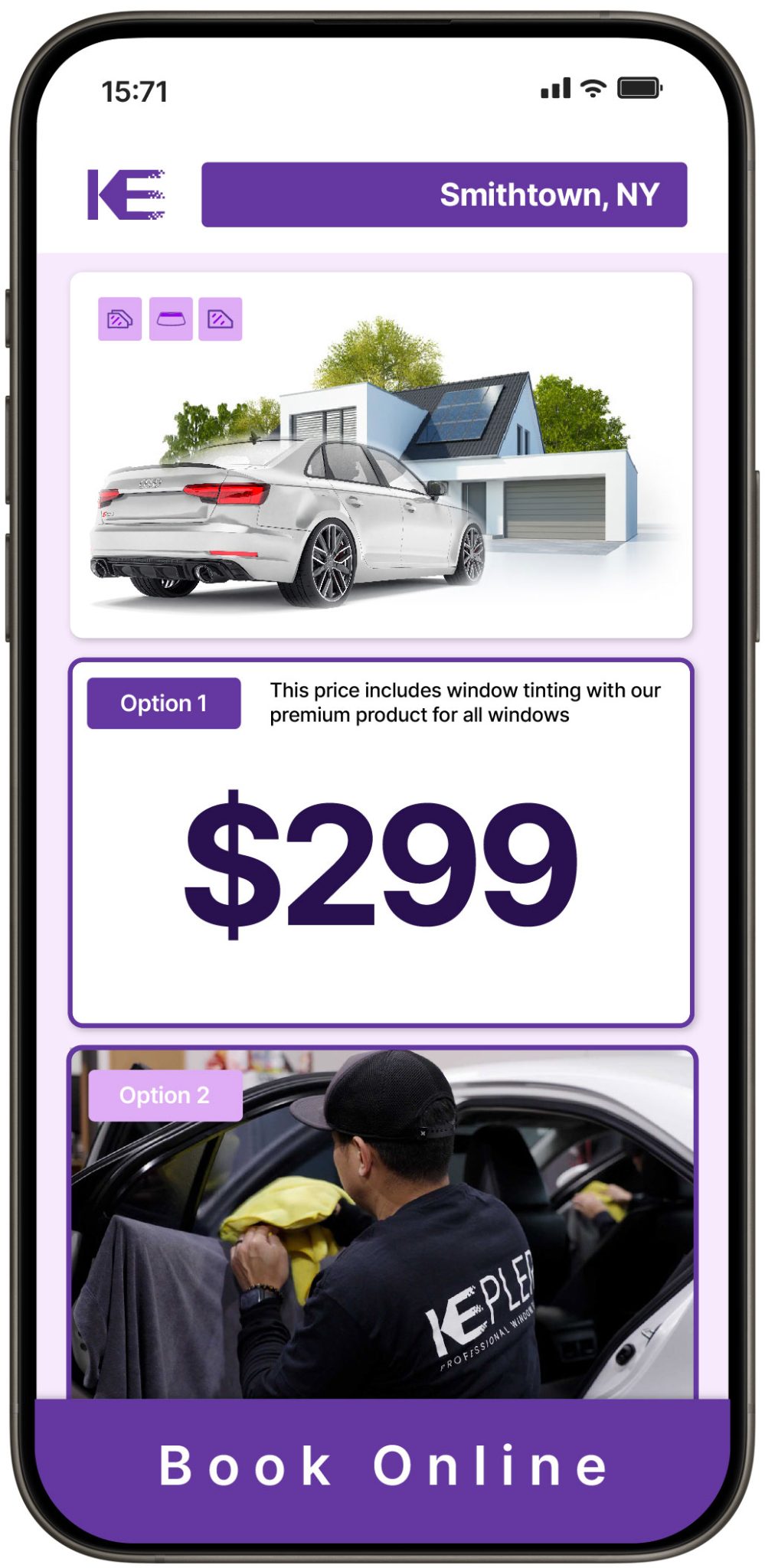 View Competitive Window Tinting Prices in Smithtown, New York