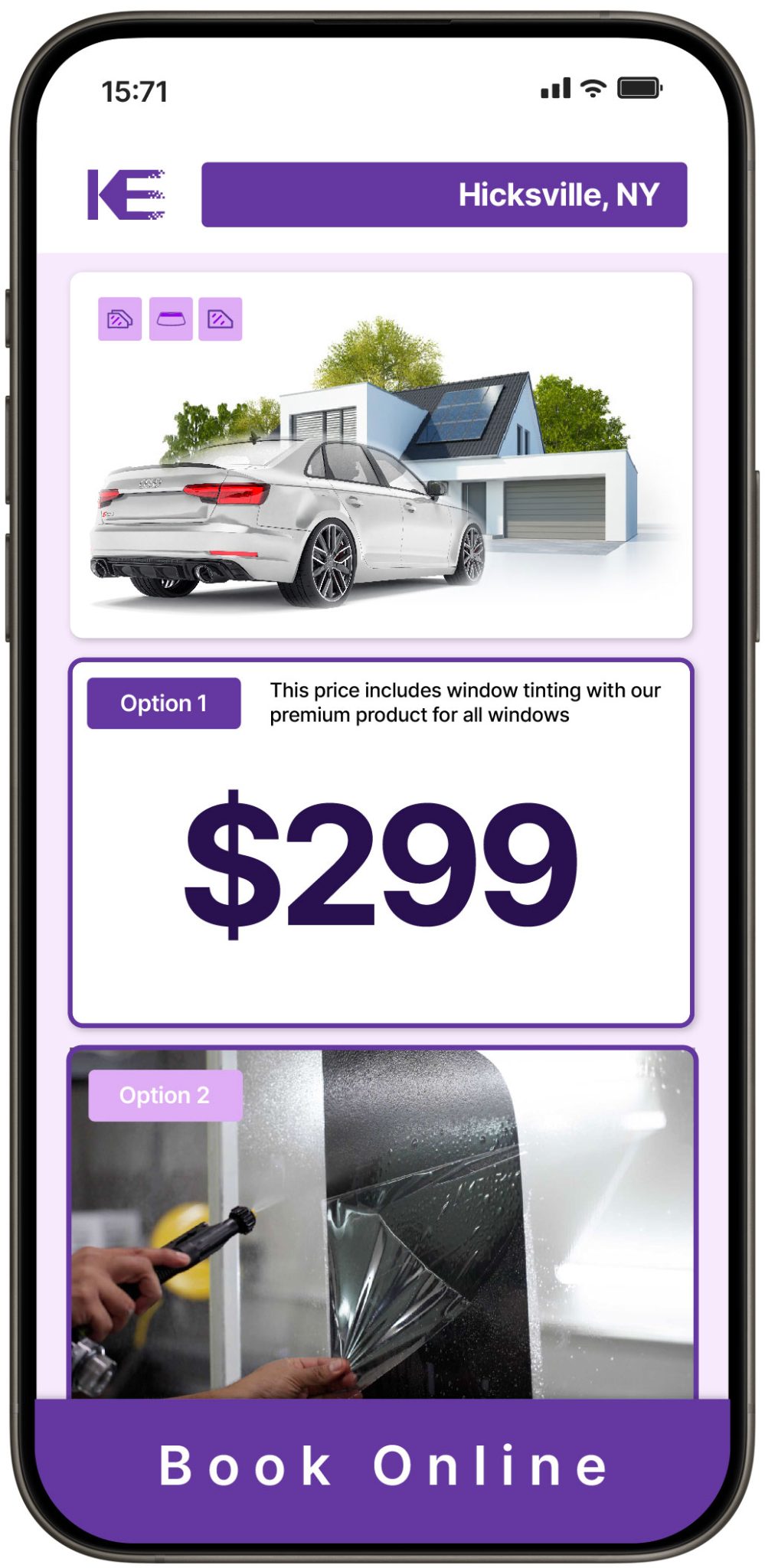 View Competitive Window Tinting Prices in Hicksville, New York