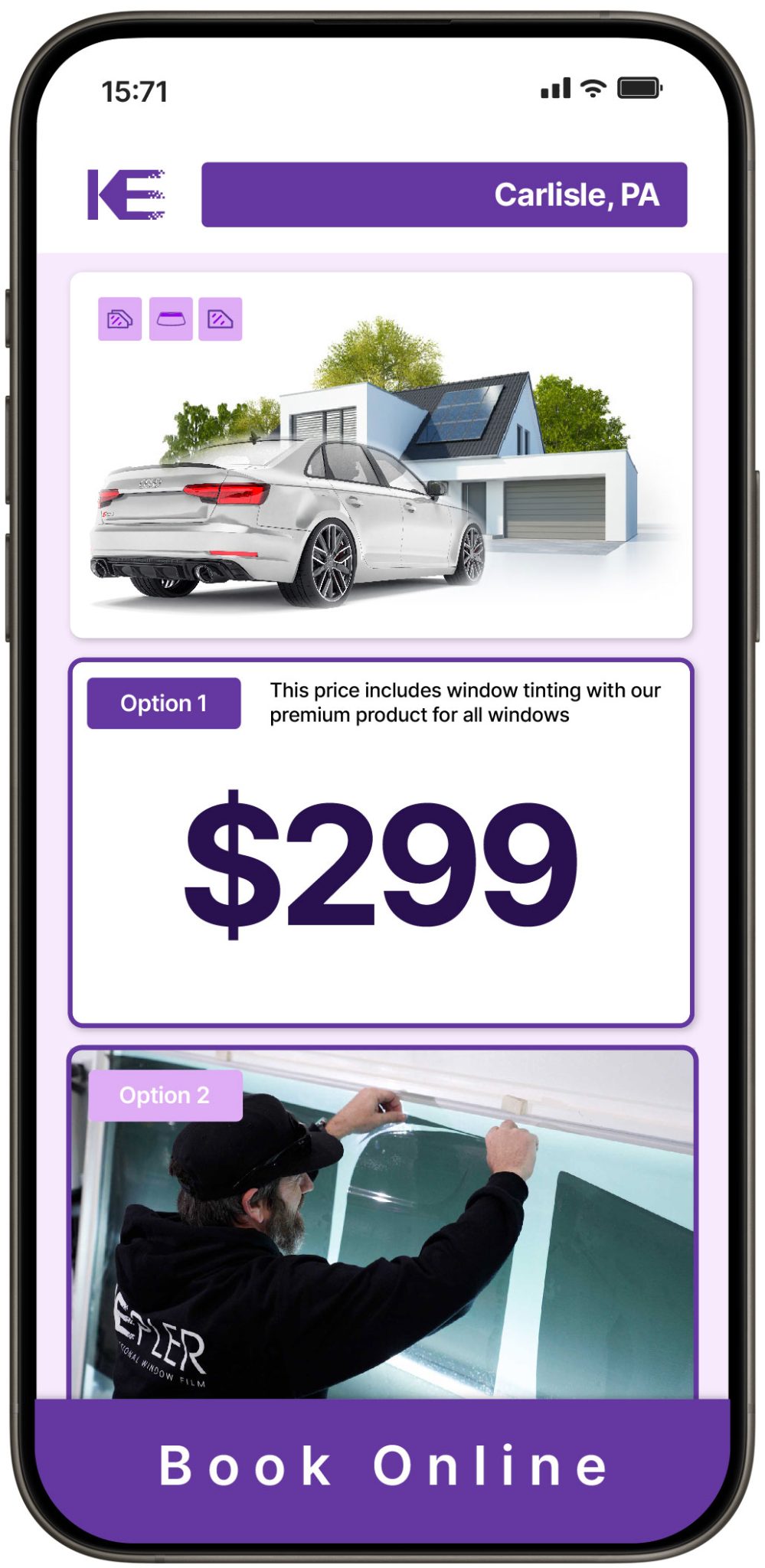 View Competitive Window Tinting Prices in Carlisle, Pennsylvania