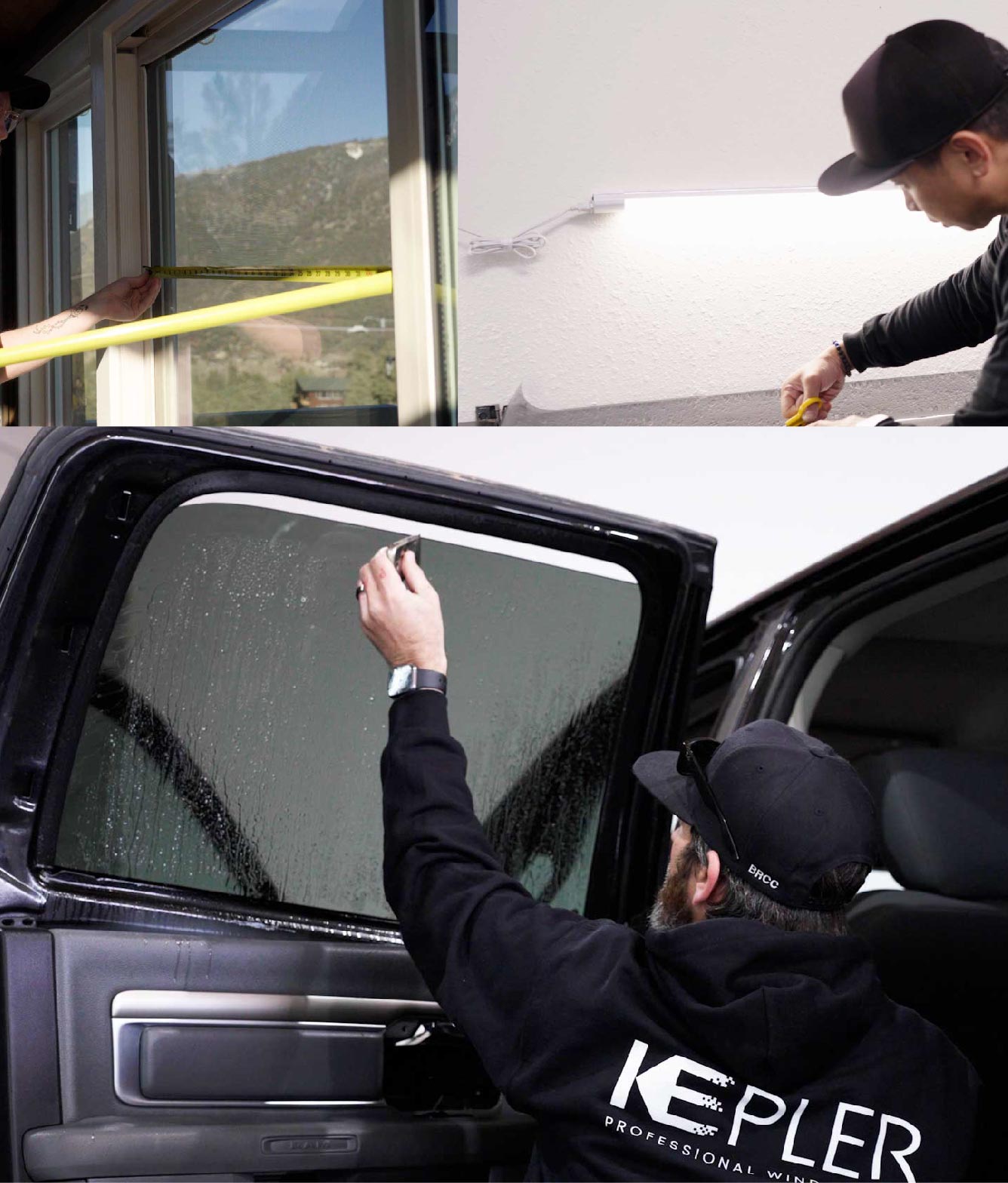 Kepler Window Tinting Specialists at Work in Pottstown, Pennsylvania