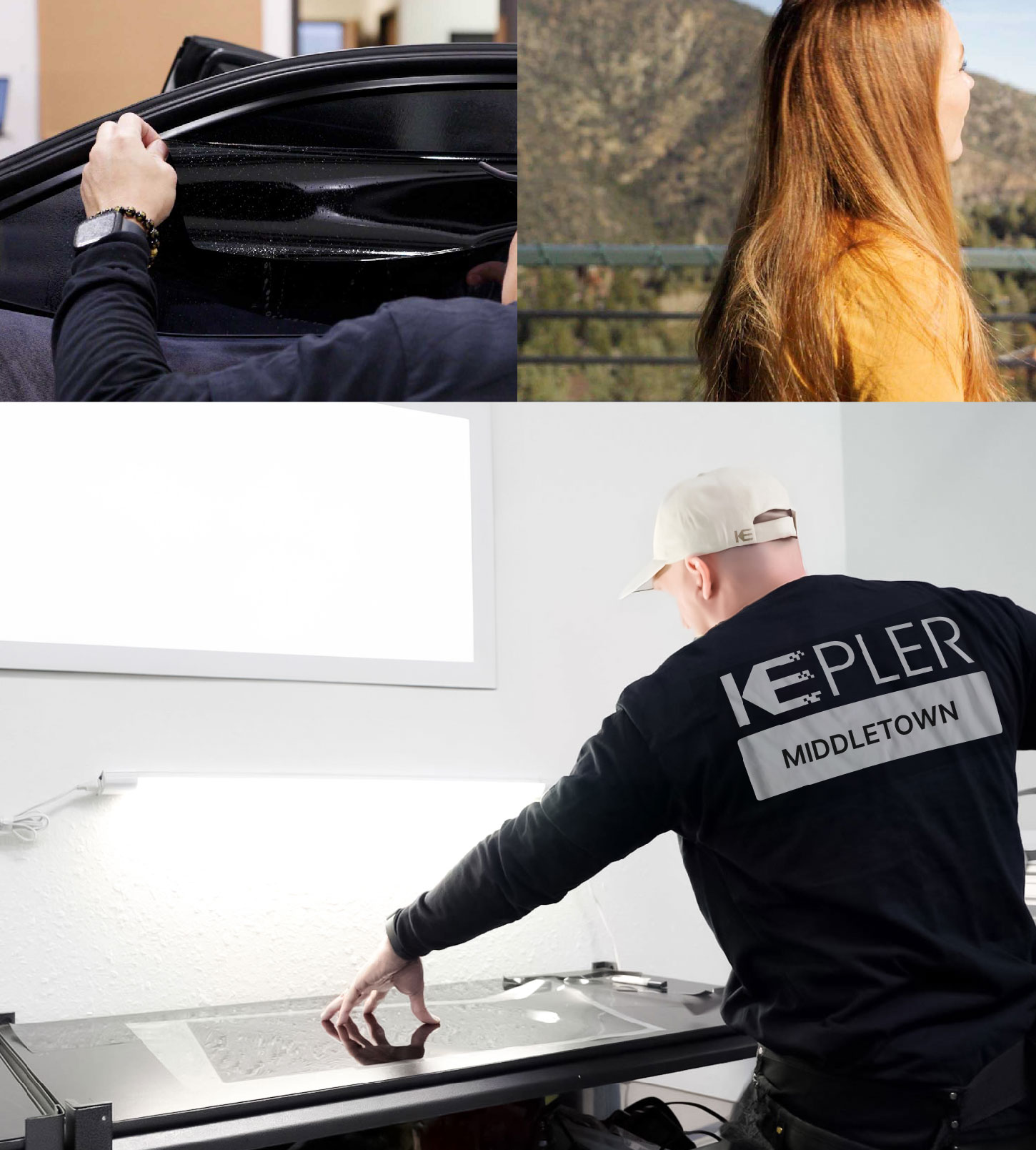 Window Tinting Specialist Cutting Film in Middletown, Delaware