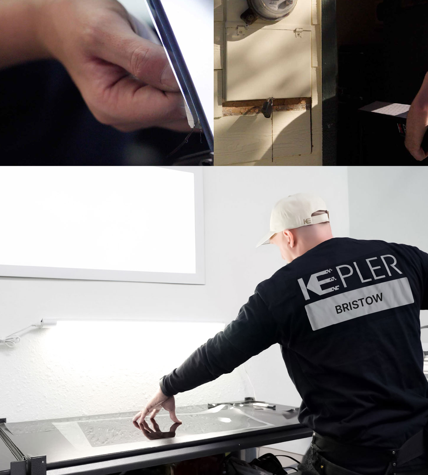 Window Tinting Specialist Cutting Film in Bristow, Virginia