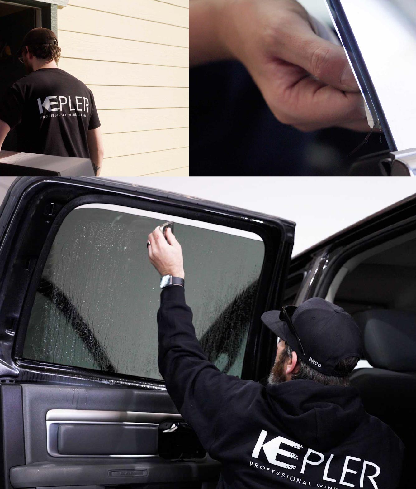 Kepler Window Tinting Specialists at Work in Bristow, Virginia