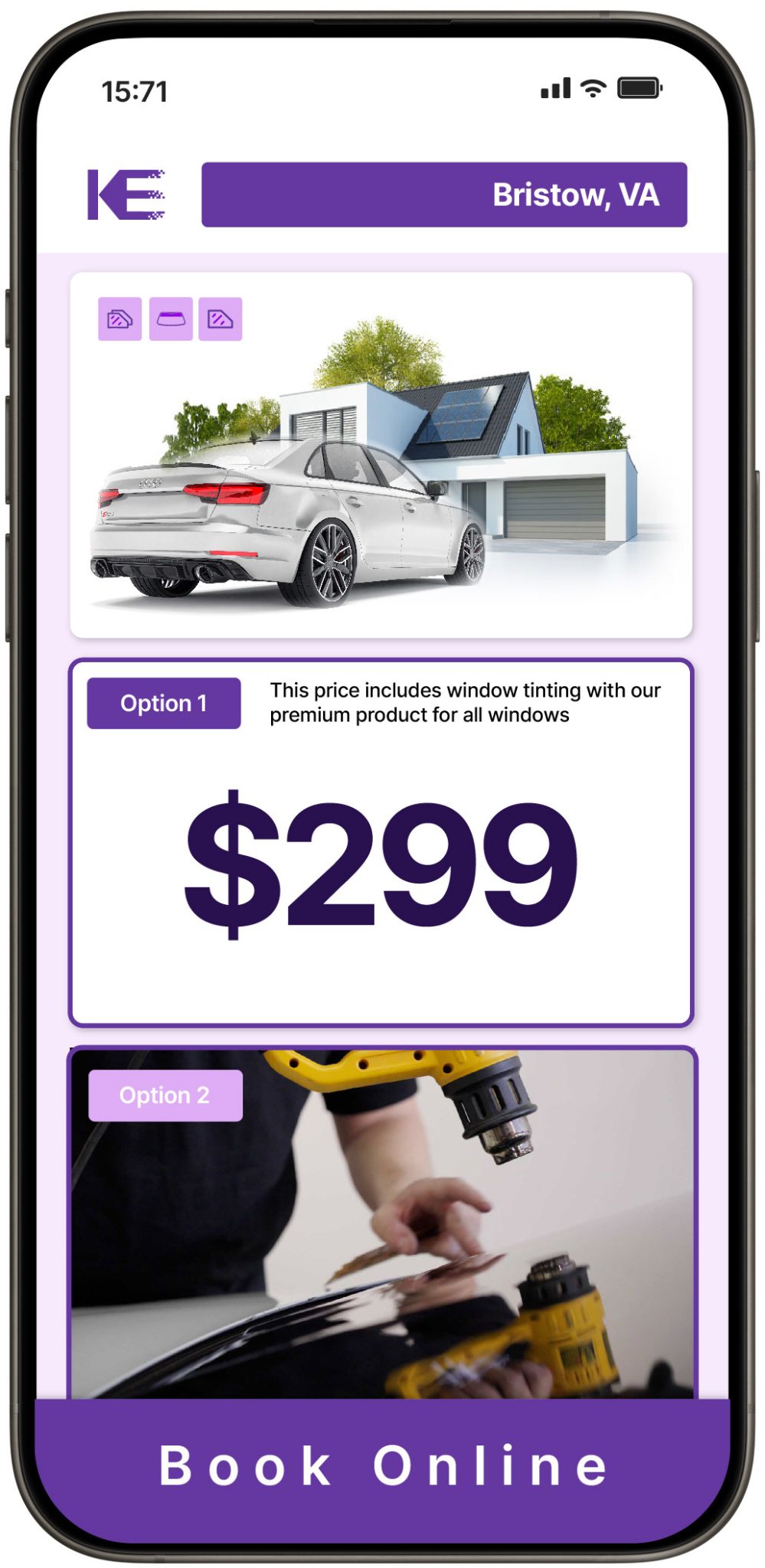 View Competitive Window Tinting Prices in Bristow, Virginia