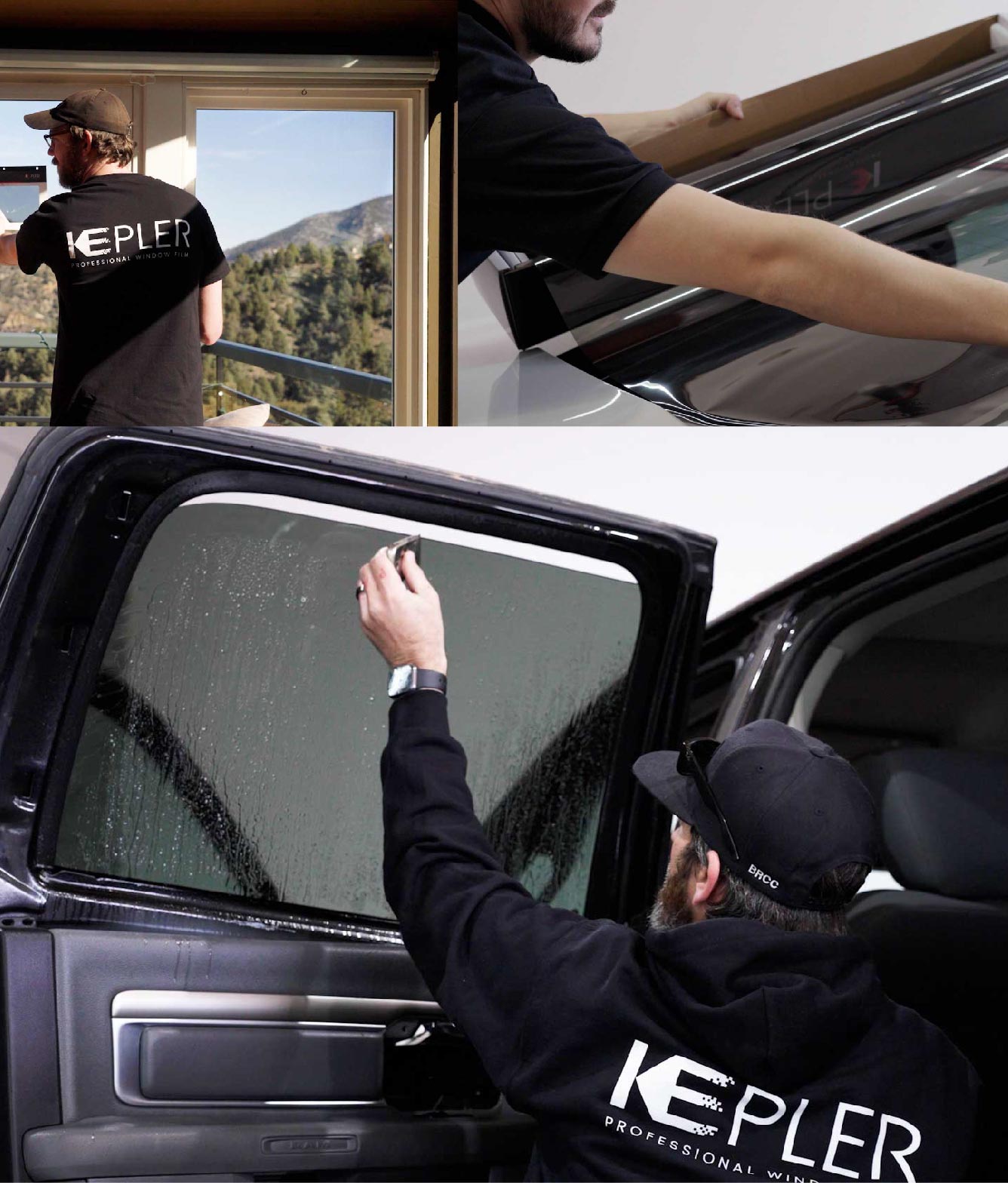 Kepler Window Tinting Specialists at Work in Ashburn, Virginia